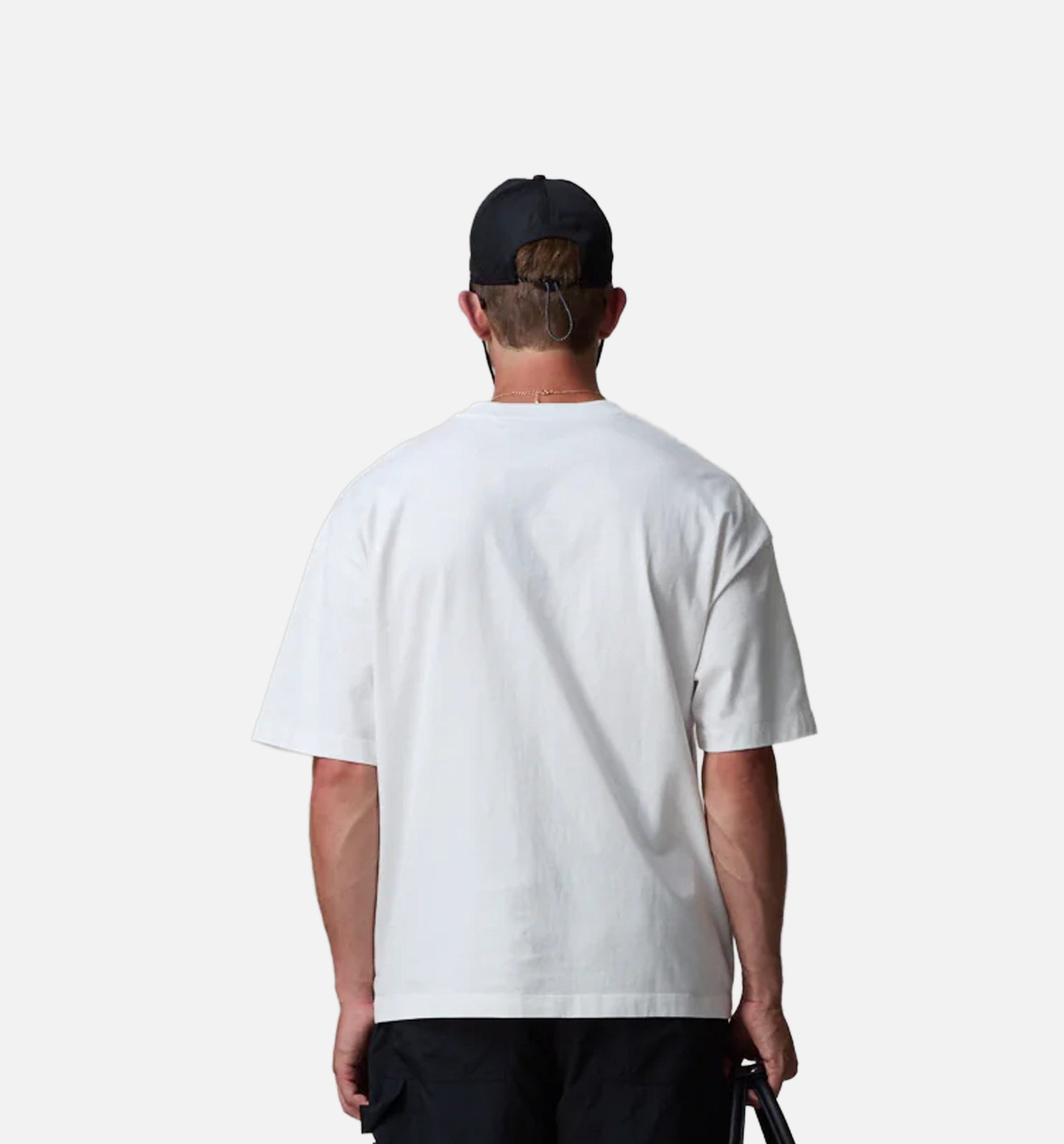 CRIMINAL DAMAGE Cover Up Mens Short Sleeve Shirt - White