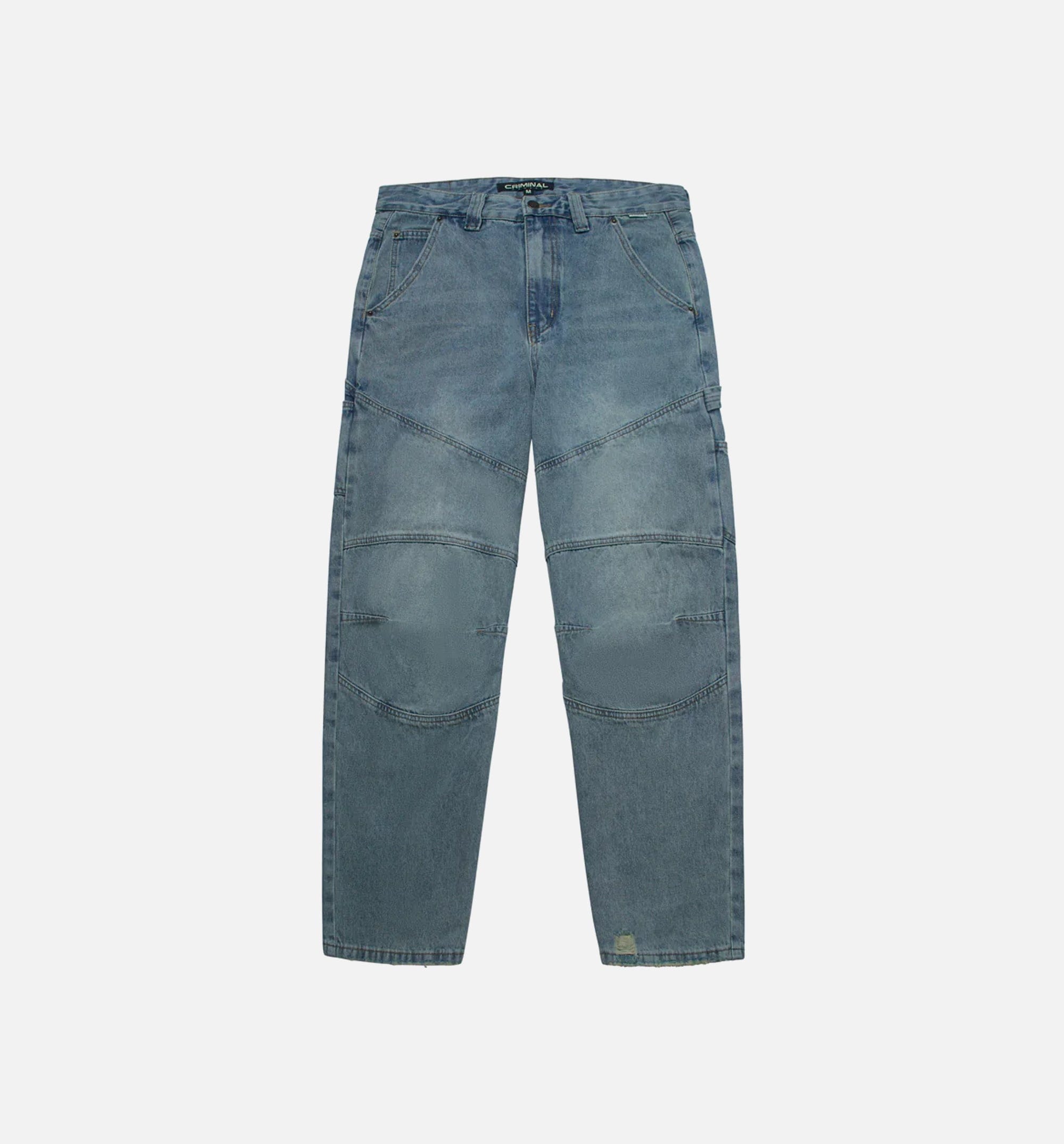 CRIMINAL DAMAGE Franklin Denim Mens Pant - Blue