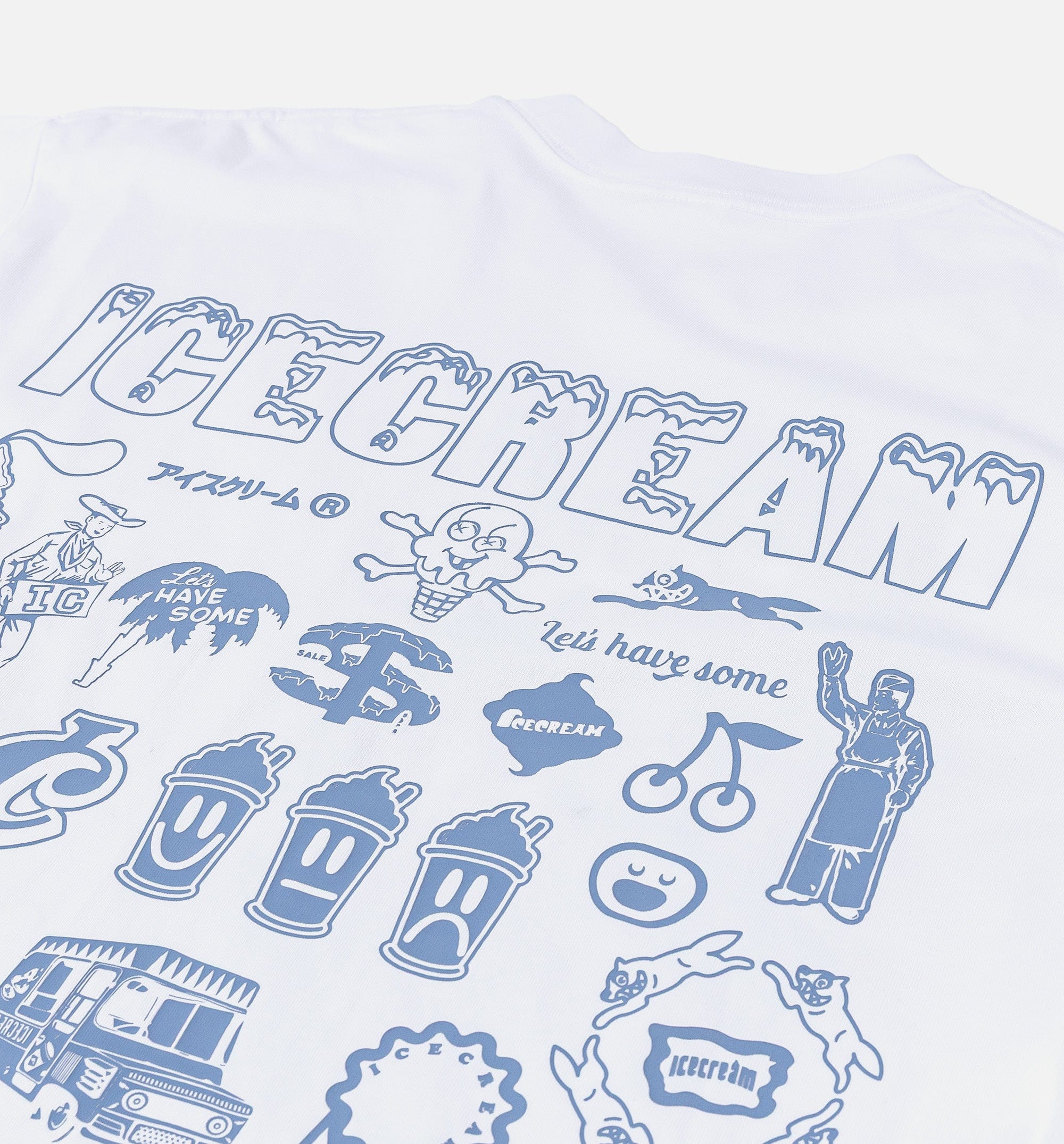 ICE CREAM Order Up Mens Short Sleeve Shirt - White