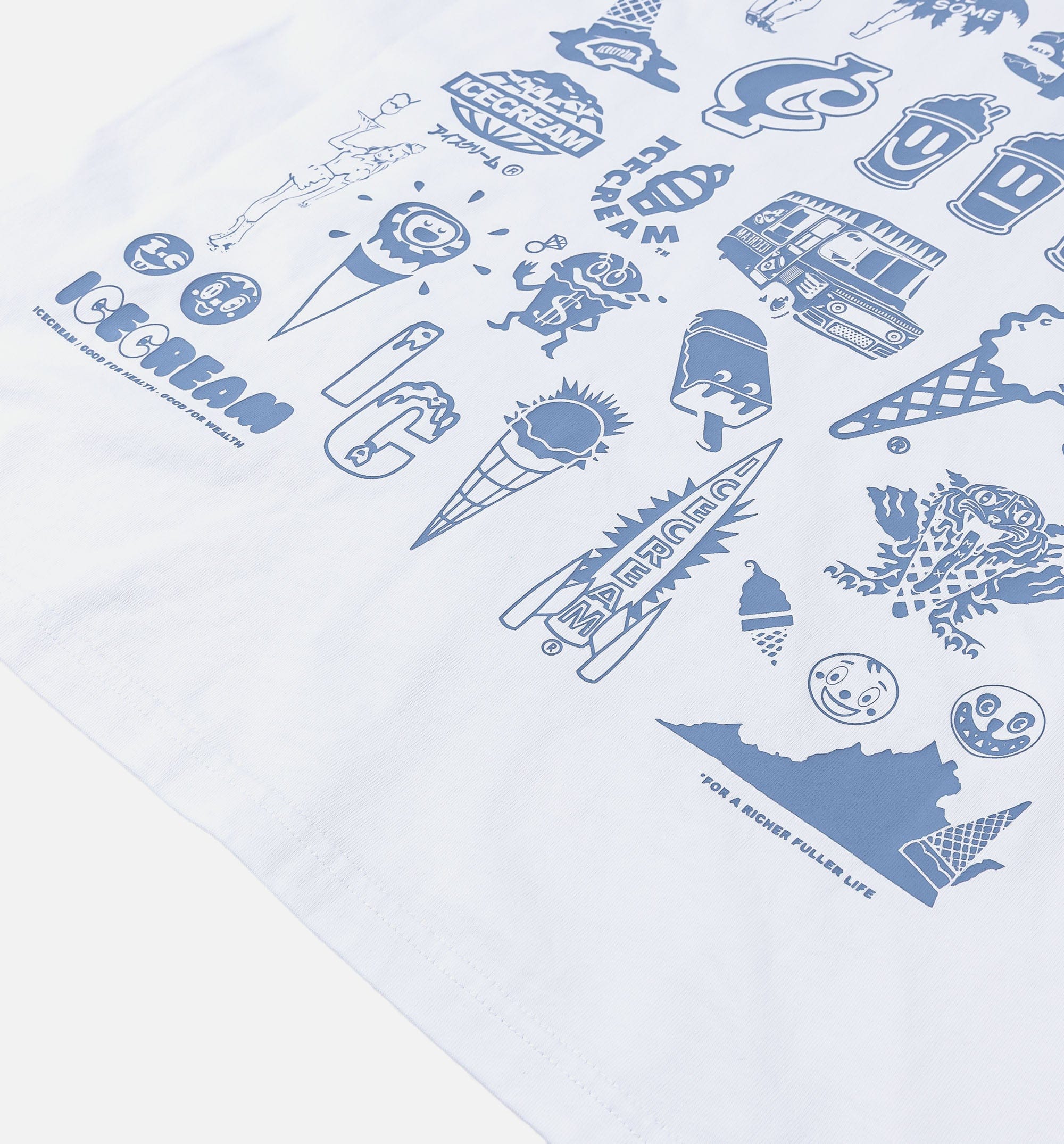 ICE CREAM Order Up Mens Short Sleeve Shirt - White