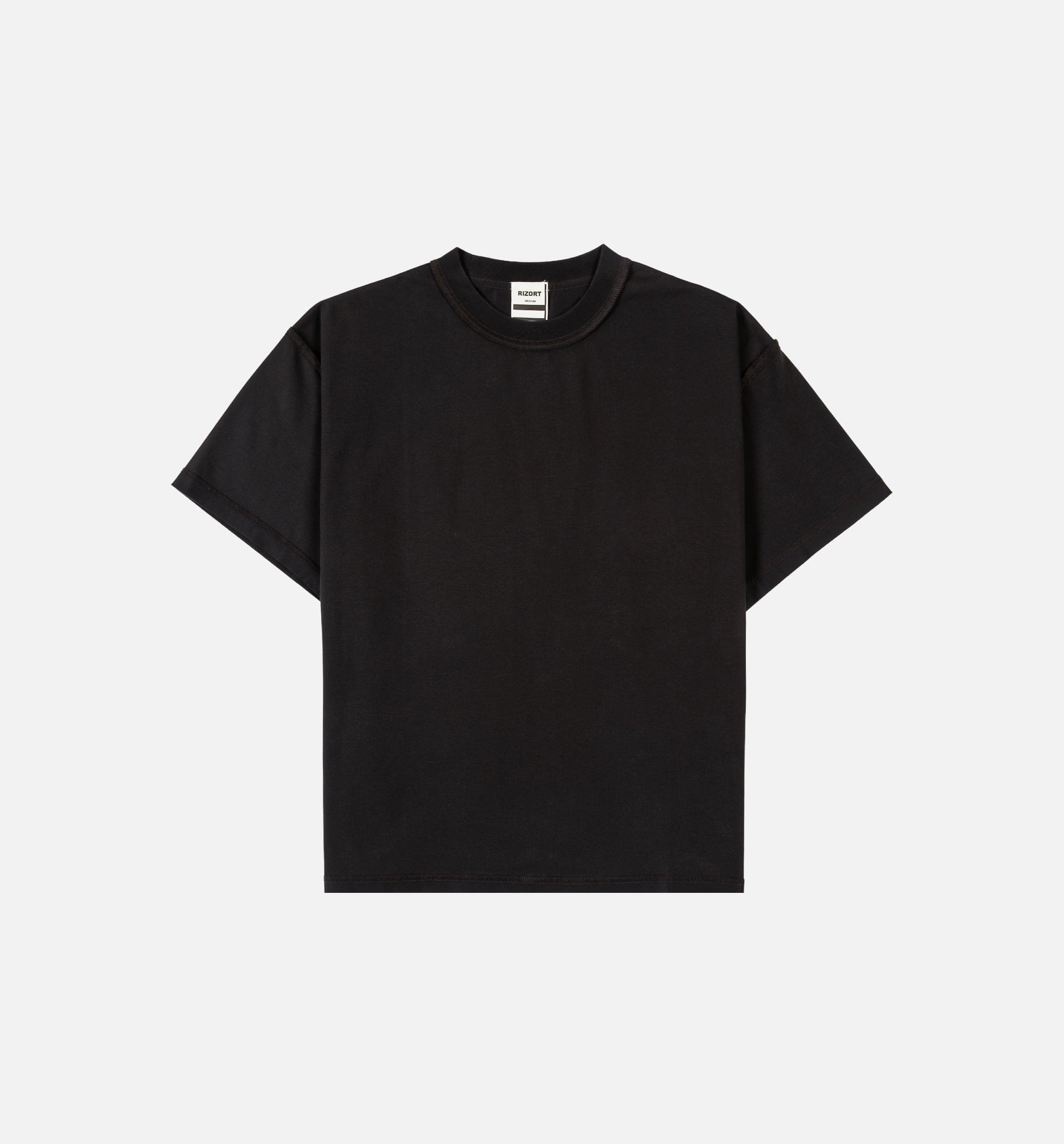 RIZORT Kore Reverse Mens Short Sleeve Shirt - Black