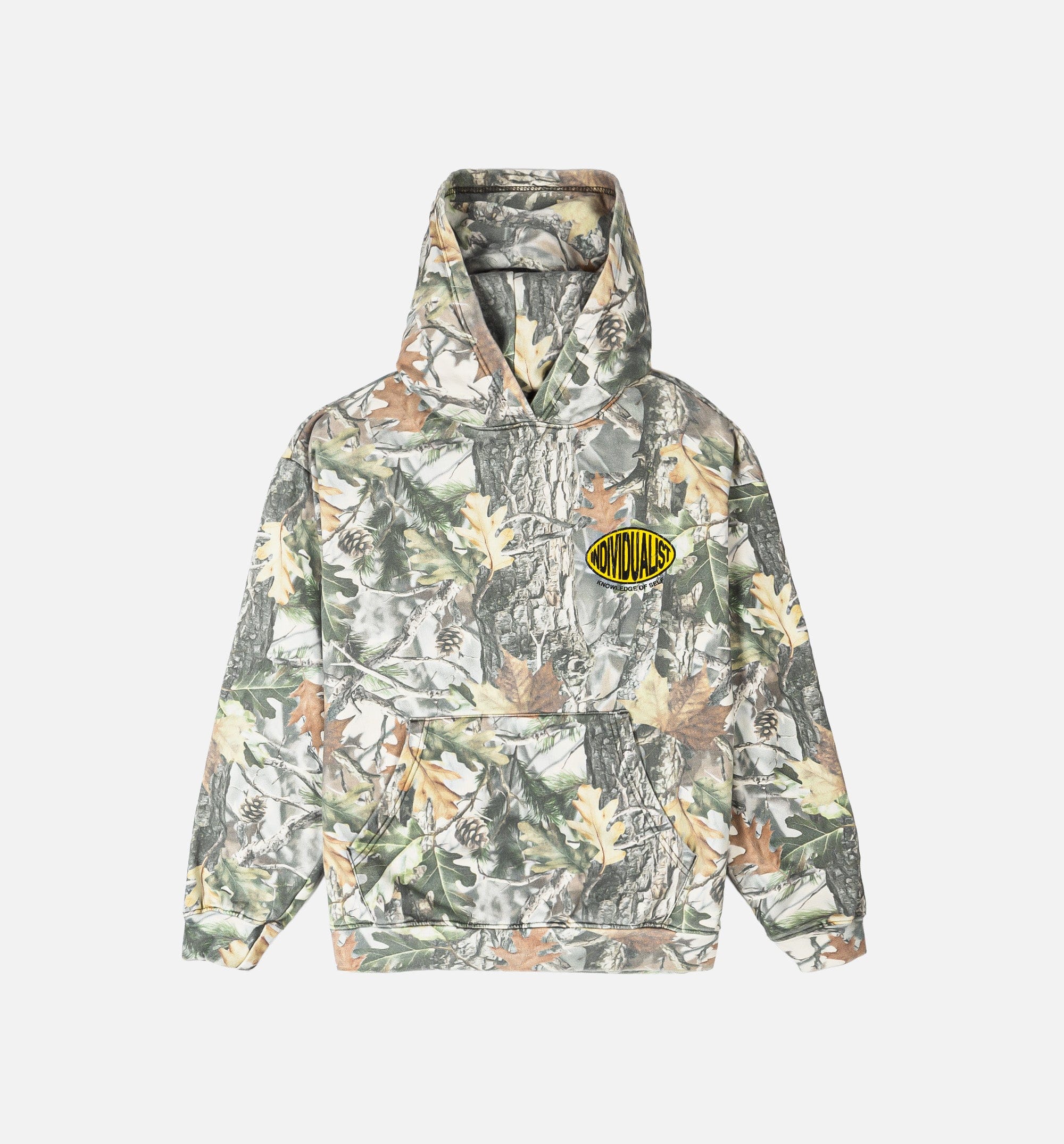 INDIVIDUALIST Oval Patch Mens Hoodie - Camo