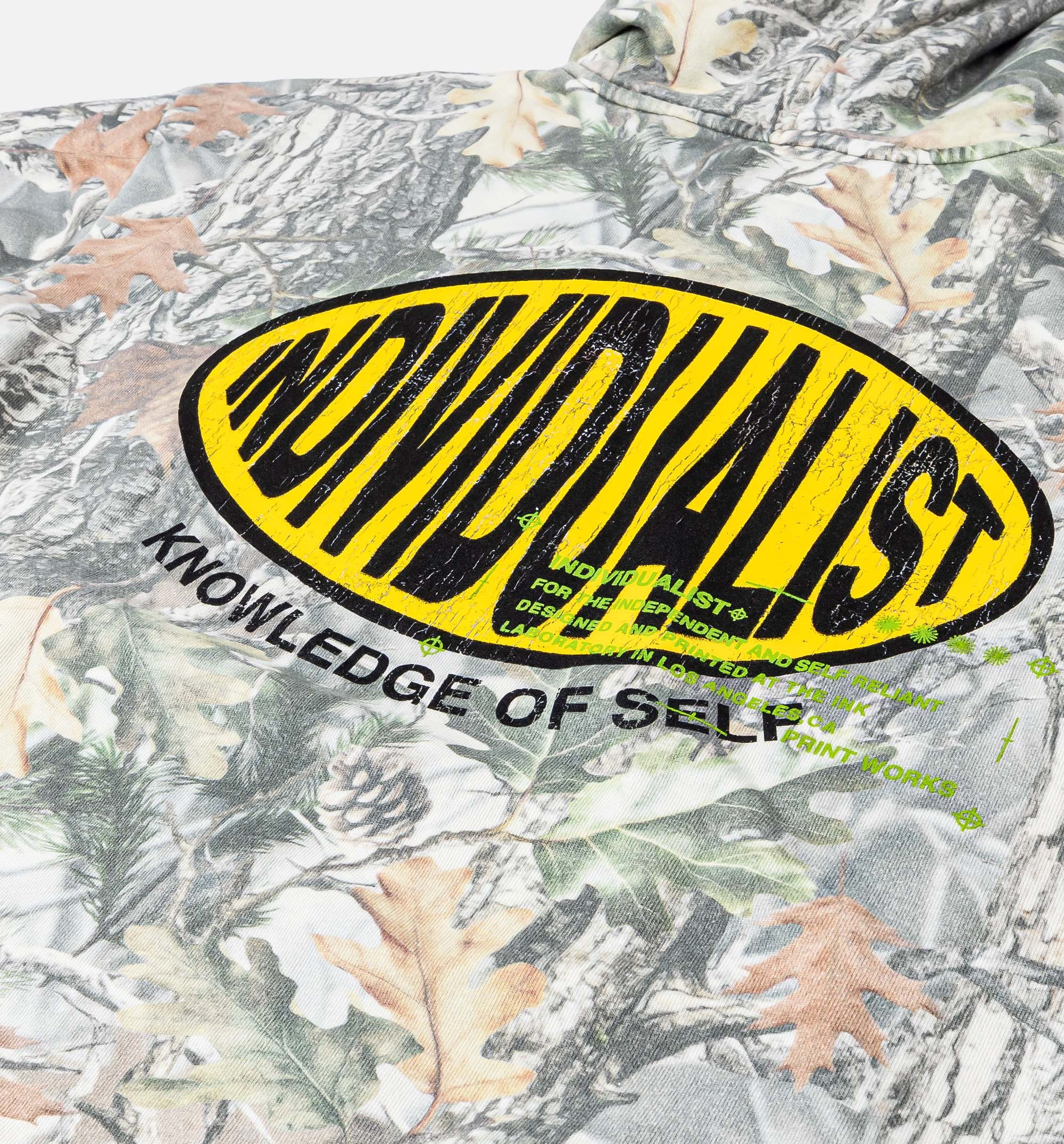 INDIVIDUALIST Oval Patch Mens Hoodie - Camo