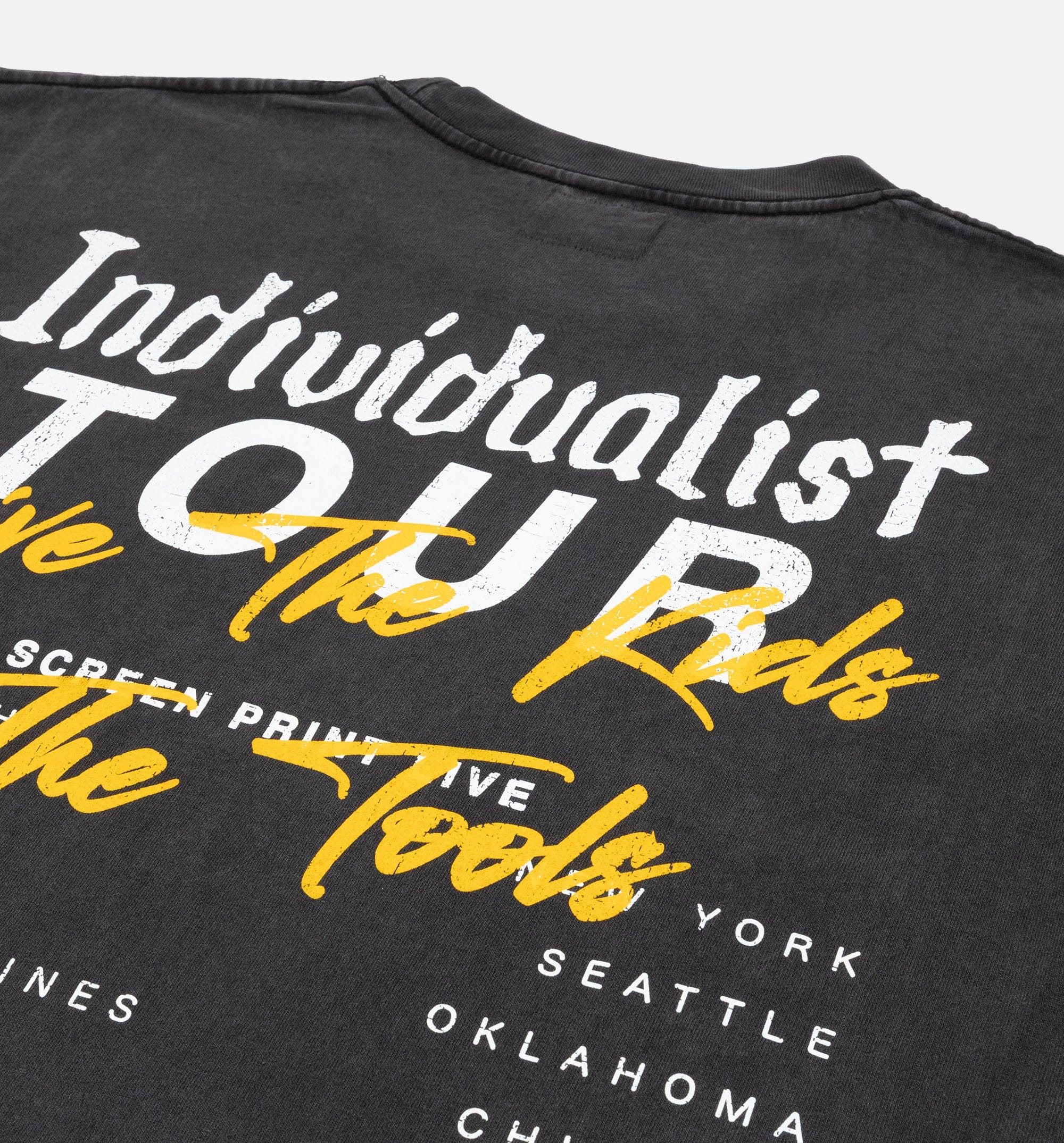 INDIVIDUALIST Tour Mens Short Sleeve Shirt - Black