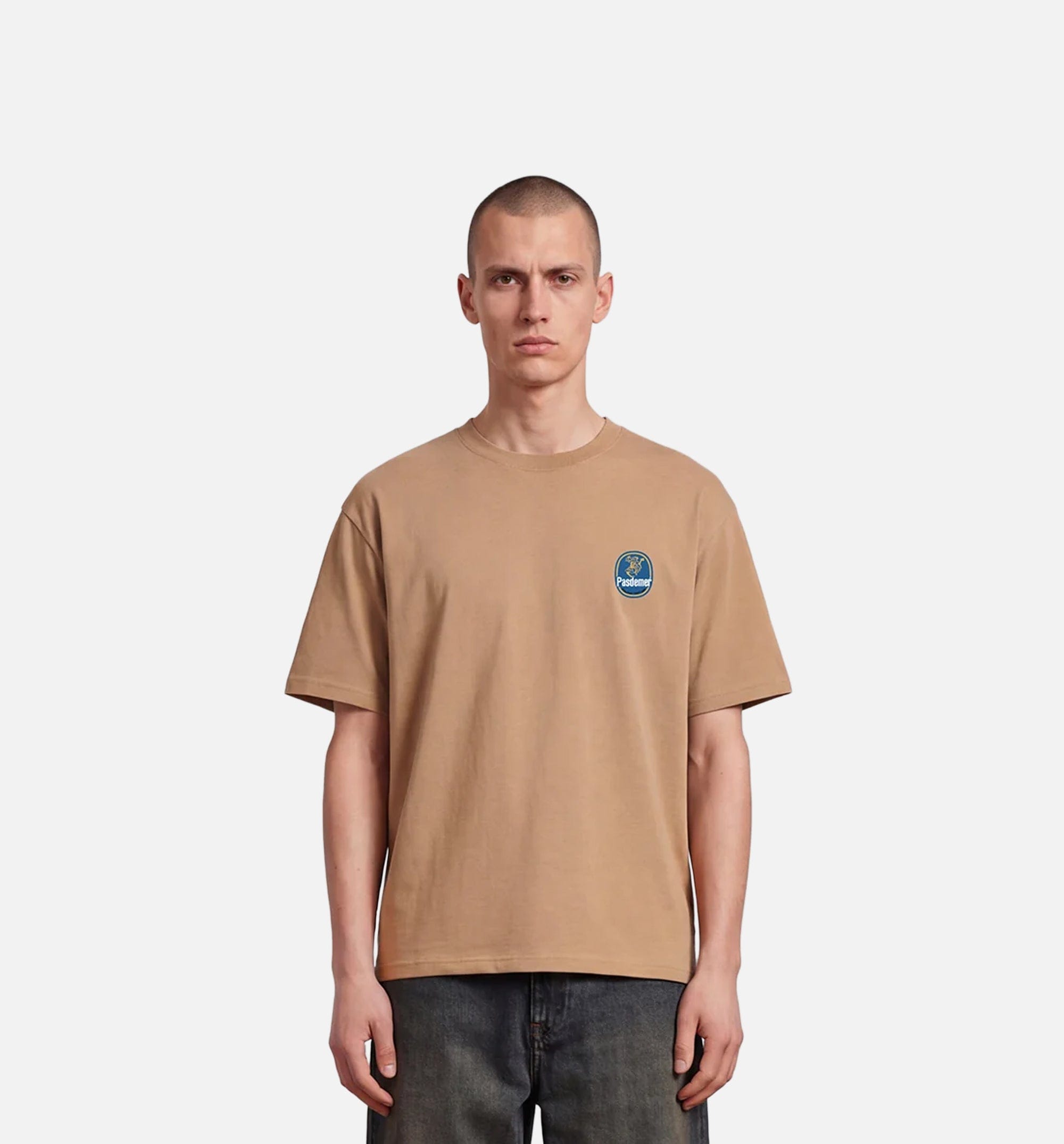 PASDEMER Evolution Mens Short Sleeve Shirt - Light Brown