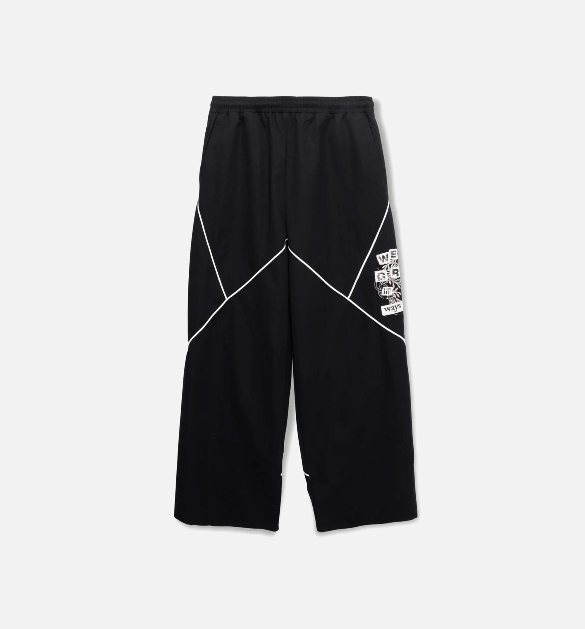 HONOR Washed Twill Mens Pant - Black/White