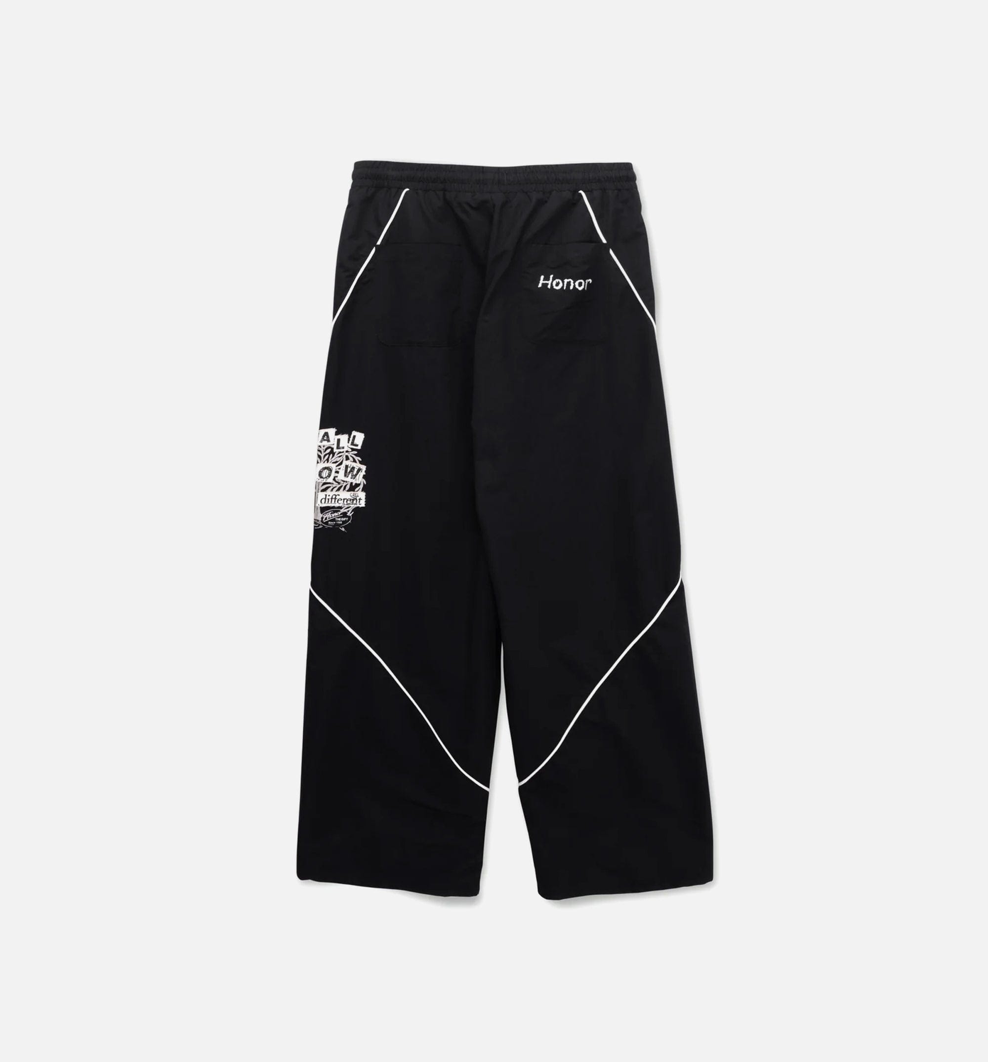 HONOR Washed Twill Mens Pant - Black/White