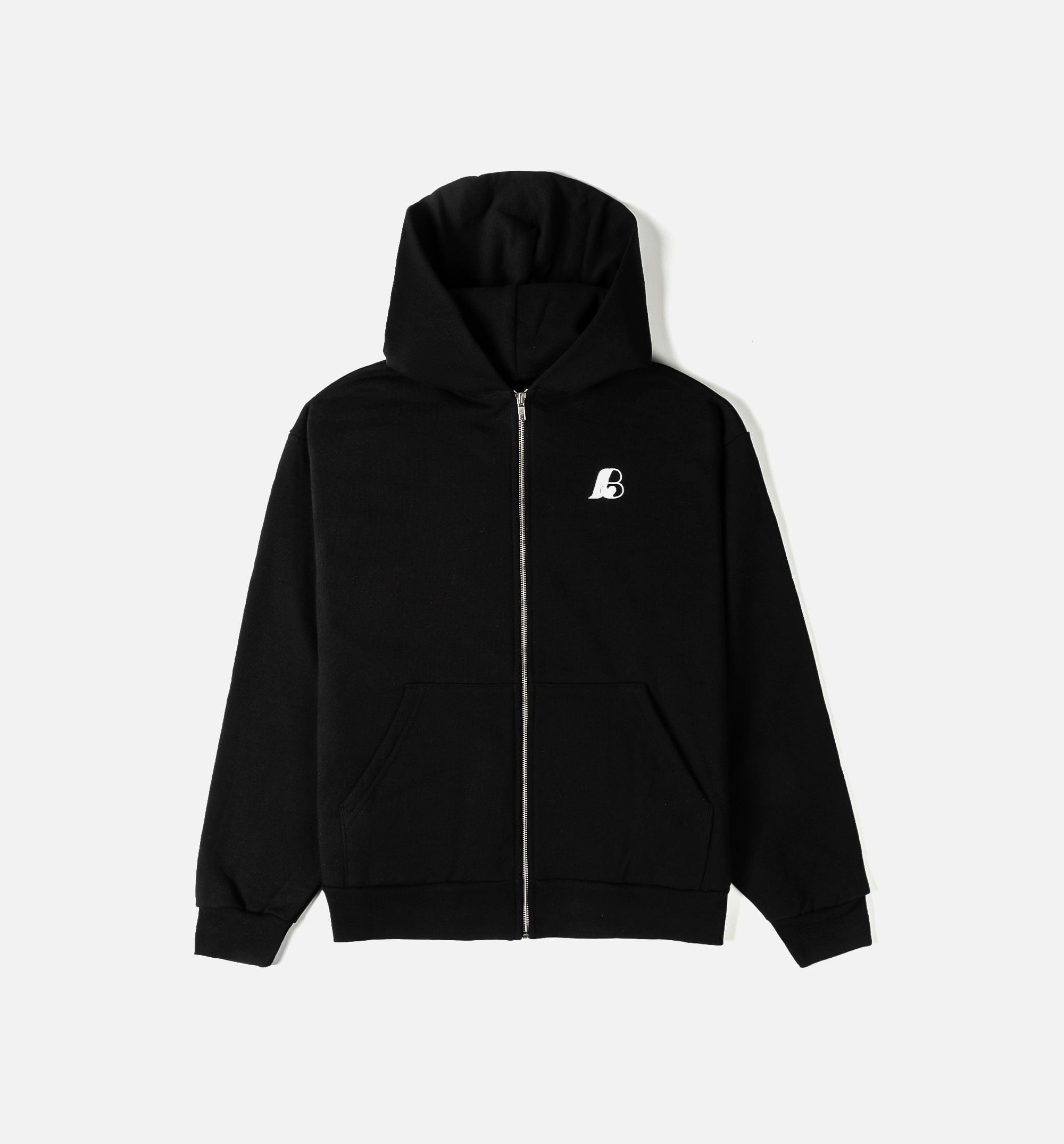BUENO Beniga Logo Zip Up Mens Hoodie - Black/White