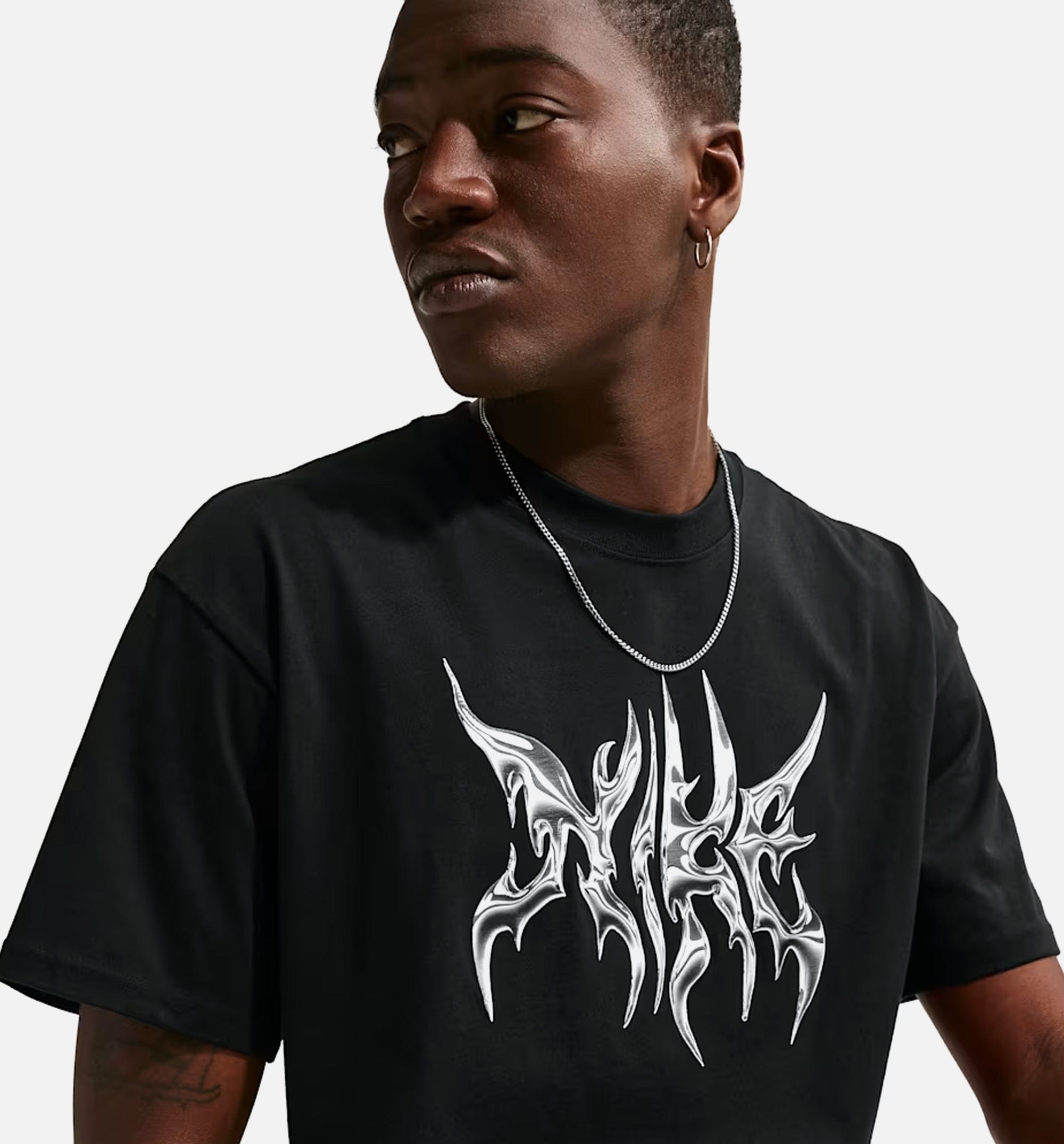 Nike Sportwear Boxy Mens Short Sleeve Shirt - Black