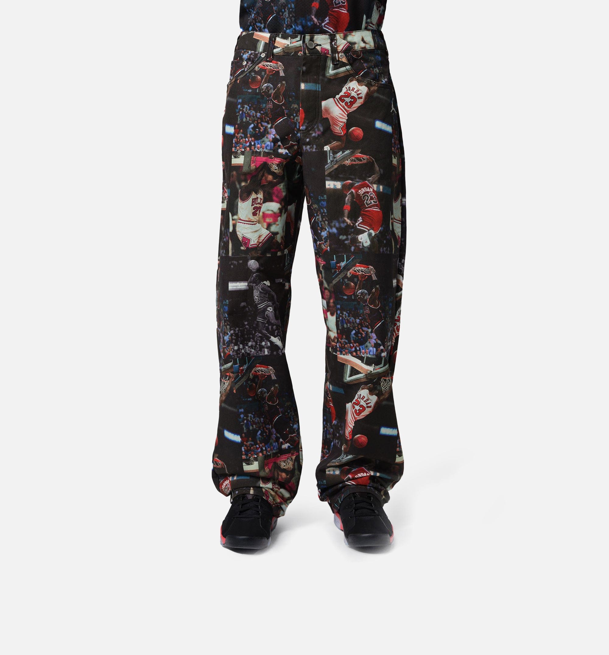 Air Jordan Jordan Flight Woven Mens Pants - Black/Sail
