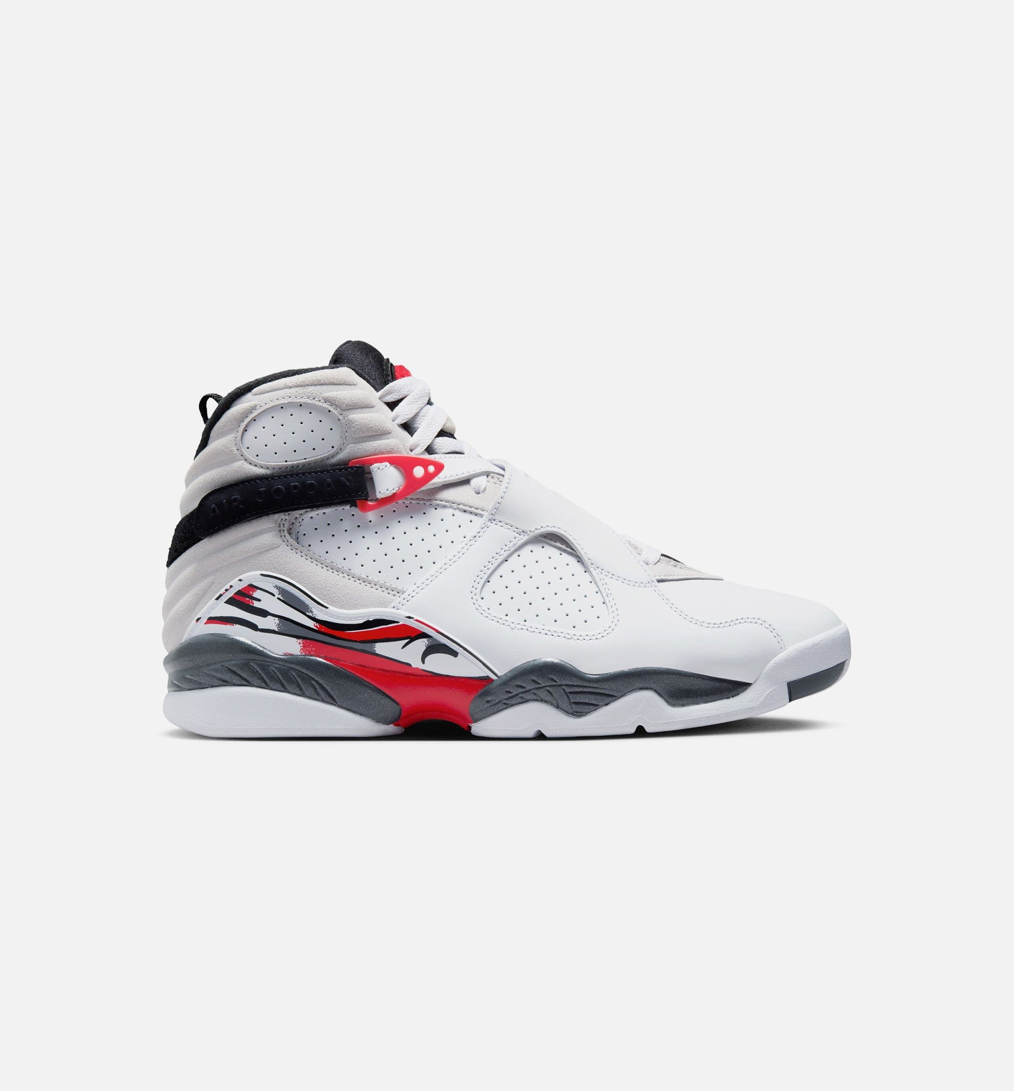 Air Jordan 8 Retro White And True Red Mens Lifestyle Shoe - White/Black/True Red