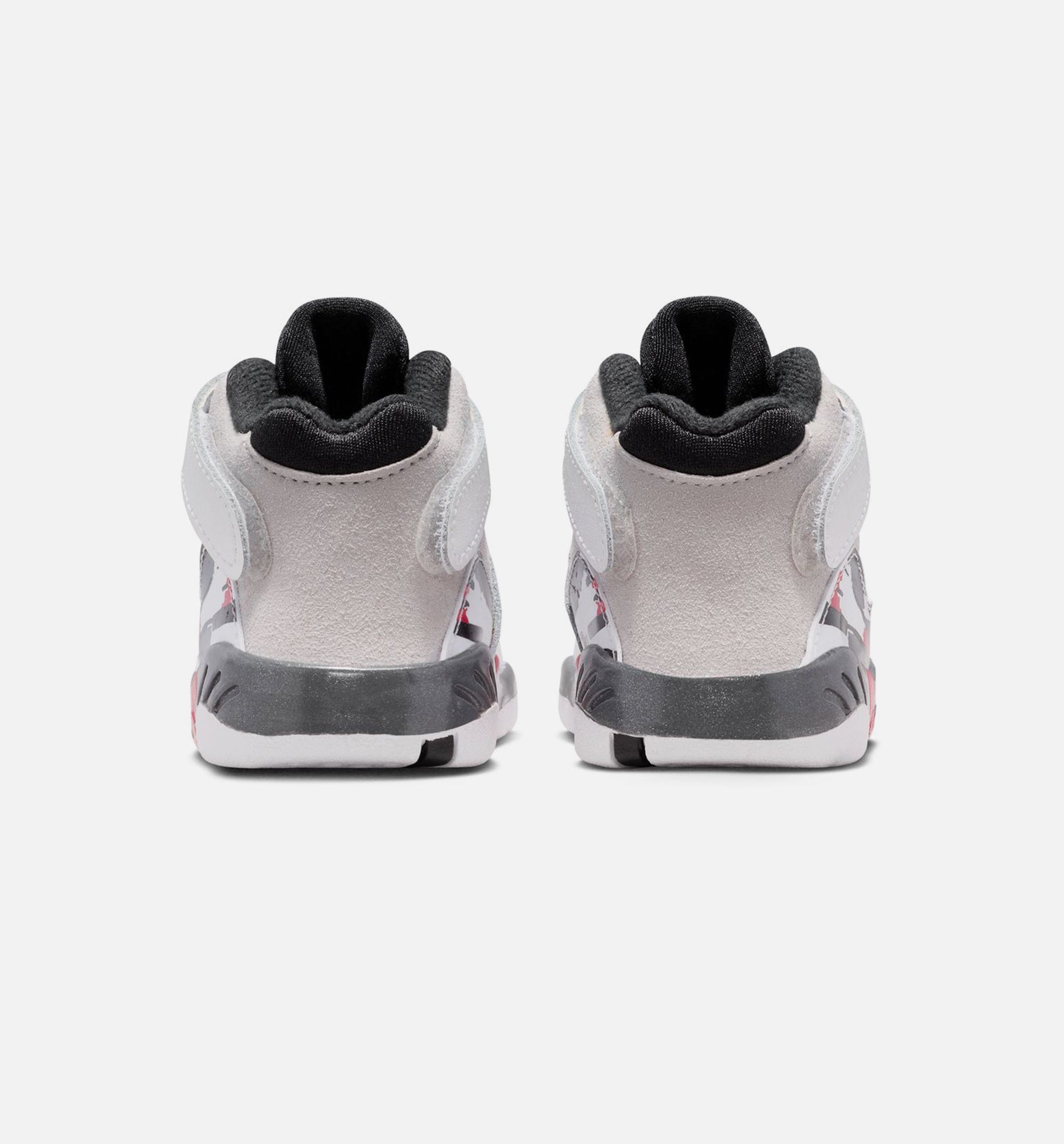 Air Jordan 8 Retro White And True Red Infant Toddler Lifestyle Shoe - White/Black/True Red