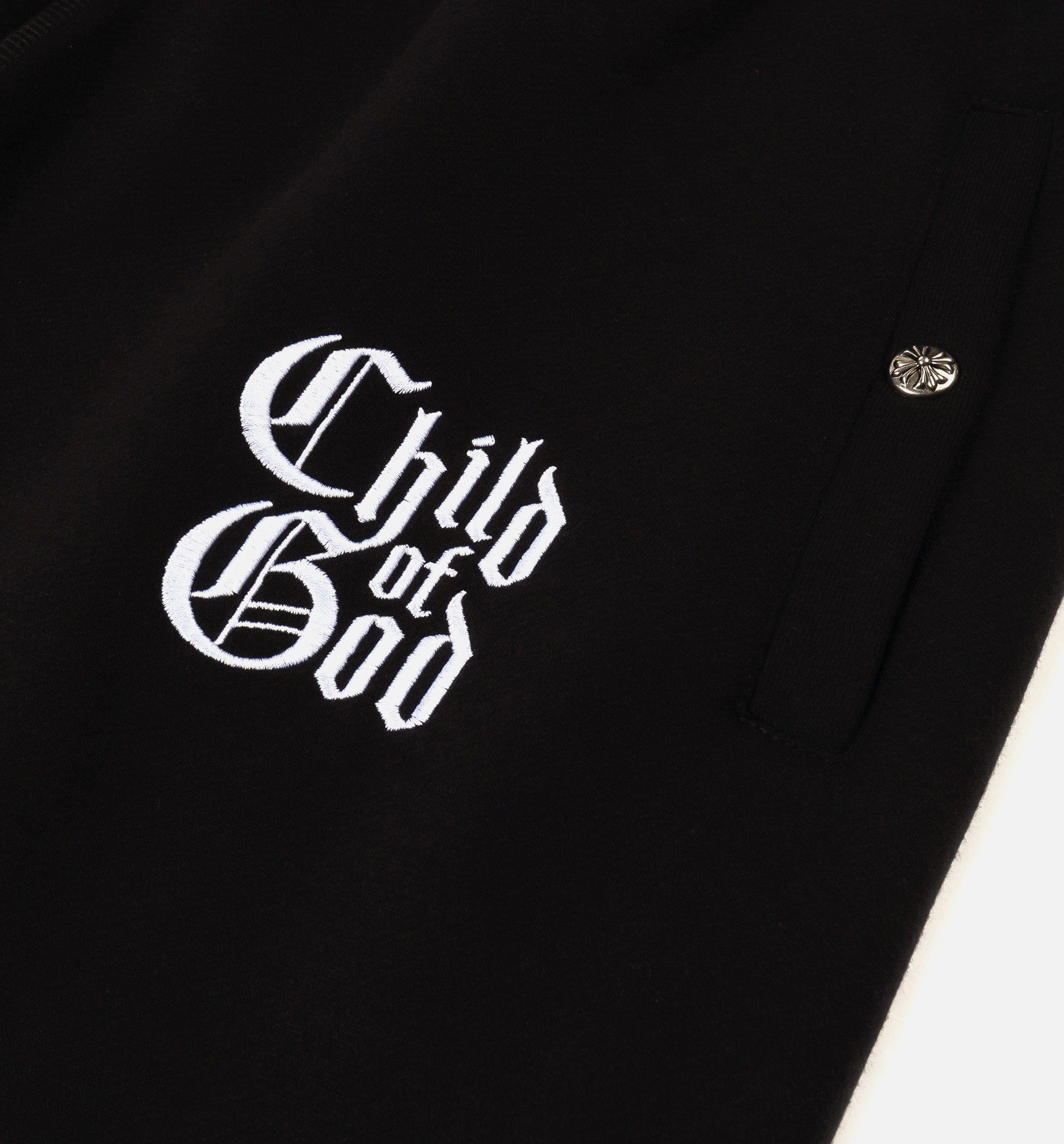 CTHDRL Biblical All Over Print Washed Fleece Mens Sweatpants (Black/White)