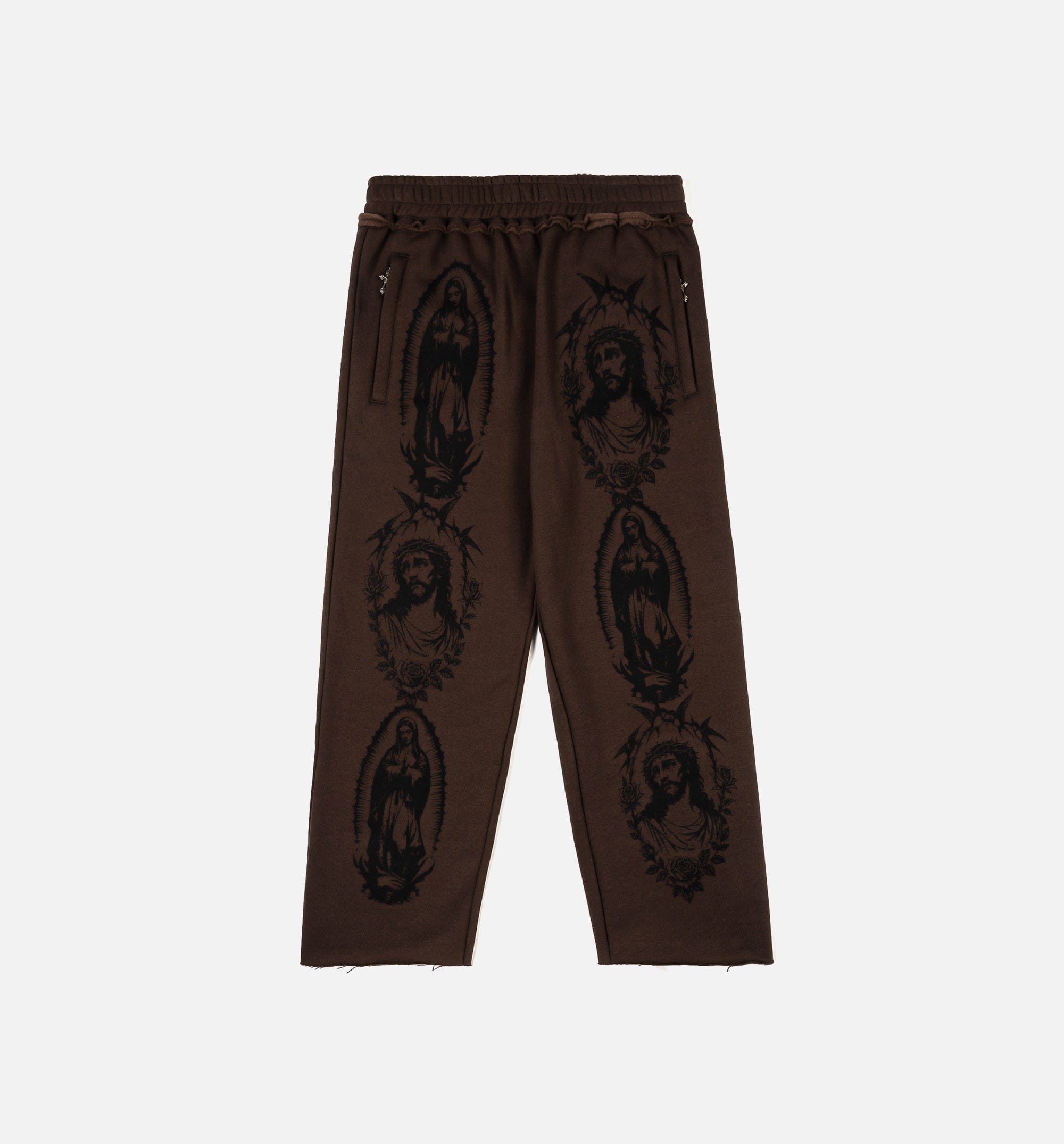 CTHDRL The Ultimate Sacrifice Fleece Mens Sweatpants (Brown/Black)