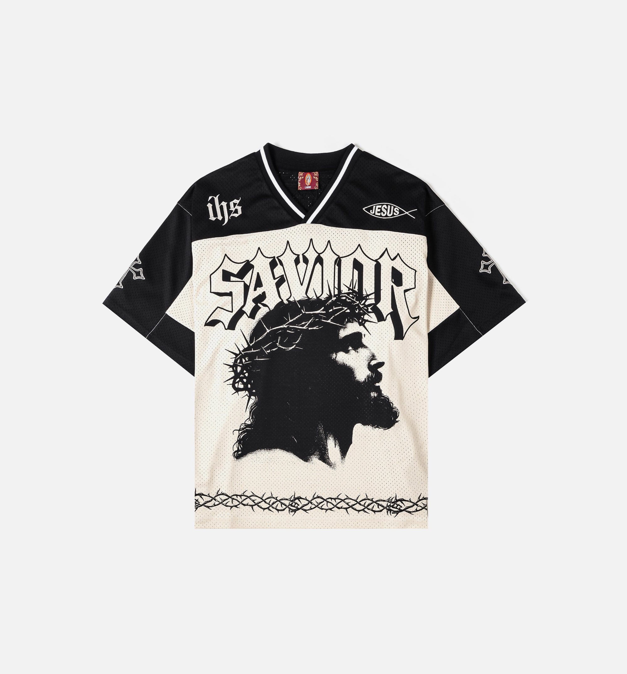 CTHDRL Savior Mesh Mens Jersey (Beige/Black)
