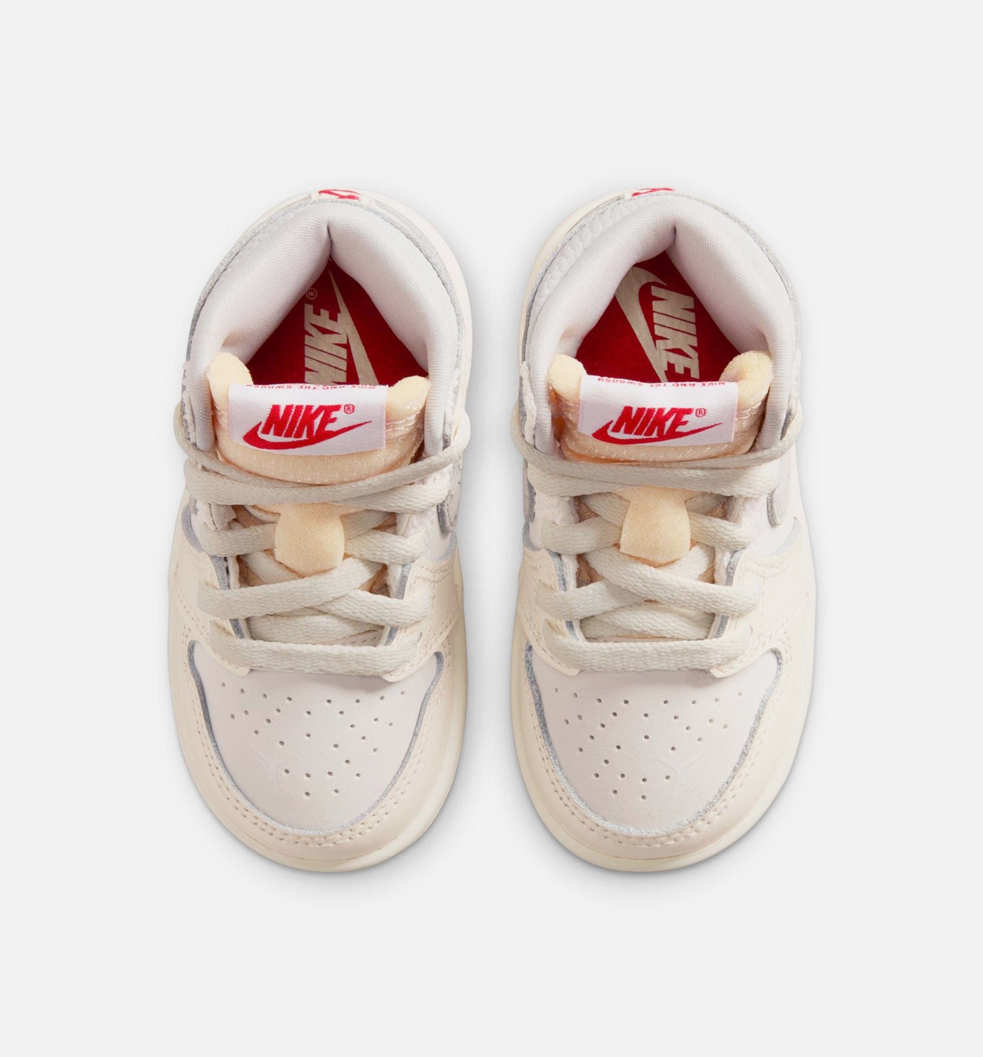 Air Jordan 1 Retro High OG Sail Infant Toddler Lifestyle Shoe - Sail/University Red/Pale Ivory/Coconut Milk/Phantom