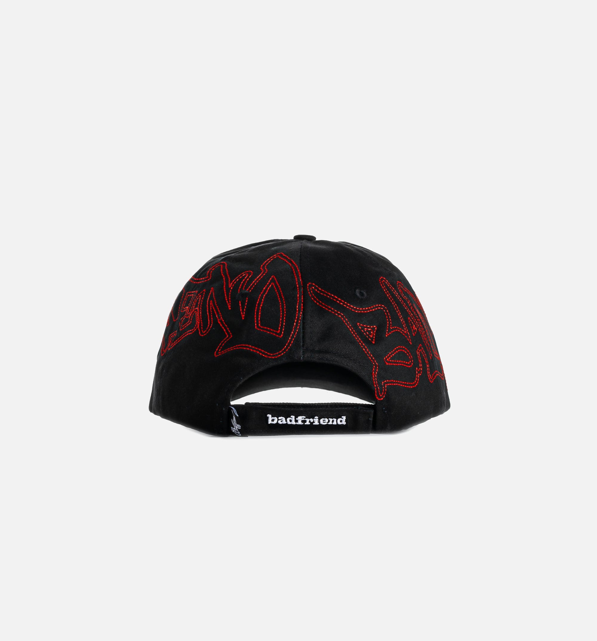 BADFRIEND Graffiti Mens Hat - Black/Red