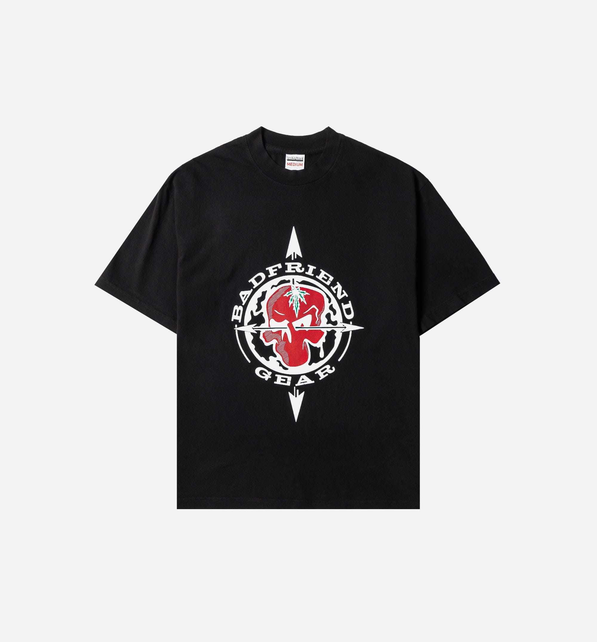 BADFRIEND Hill Mens Short Sleeve Shirt - Black