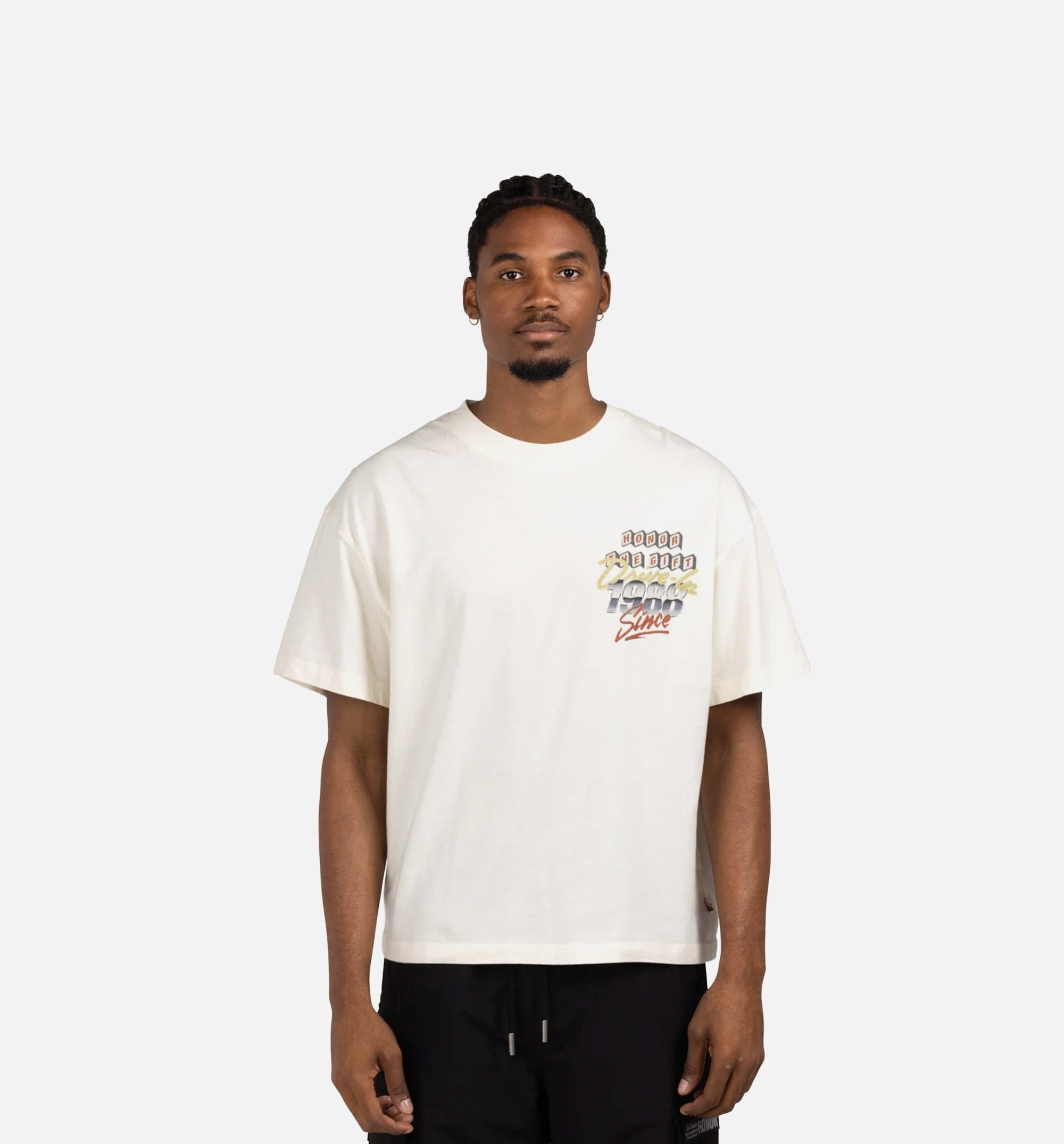 HONOR Feature Presentation Mens Short Sleeve Shirt - Bone