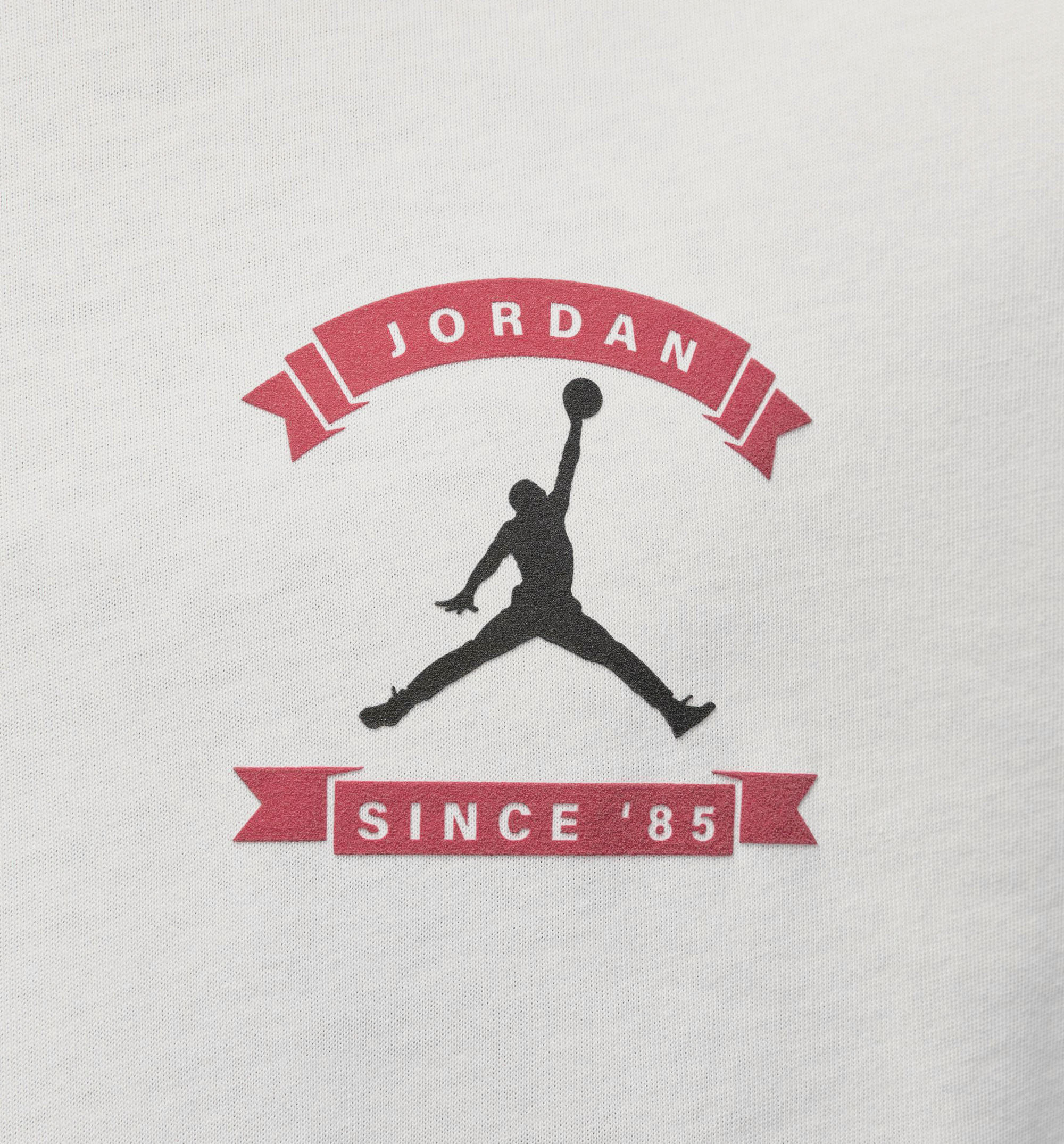 Air Jordan Reissue Oversized Graphic Mens Short Sleeve Shirt - Summit White
