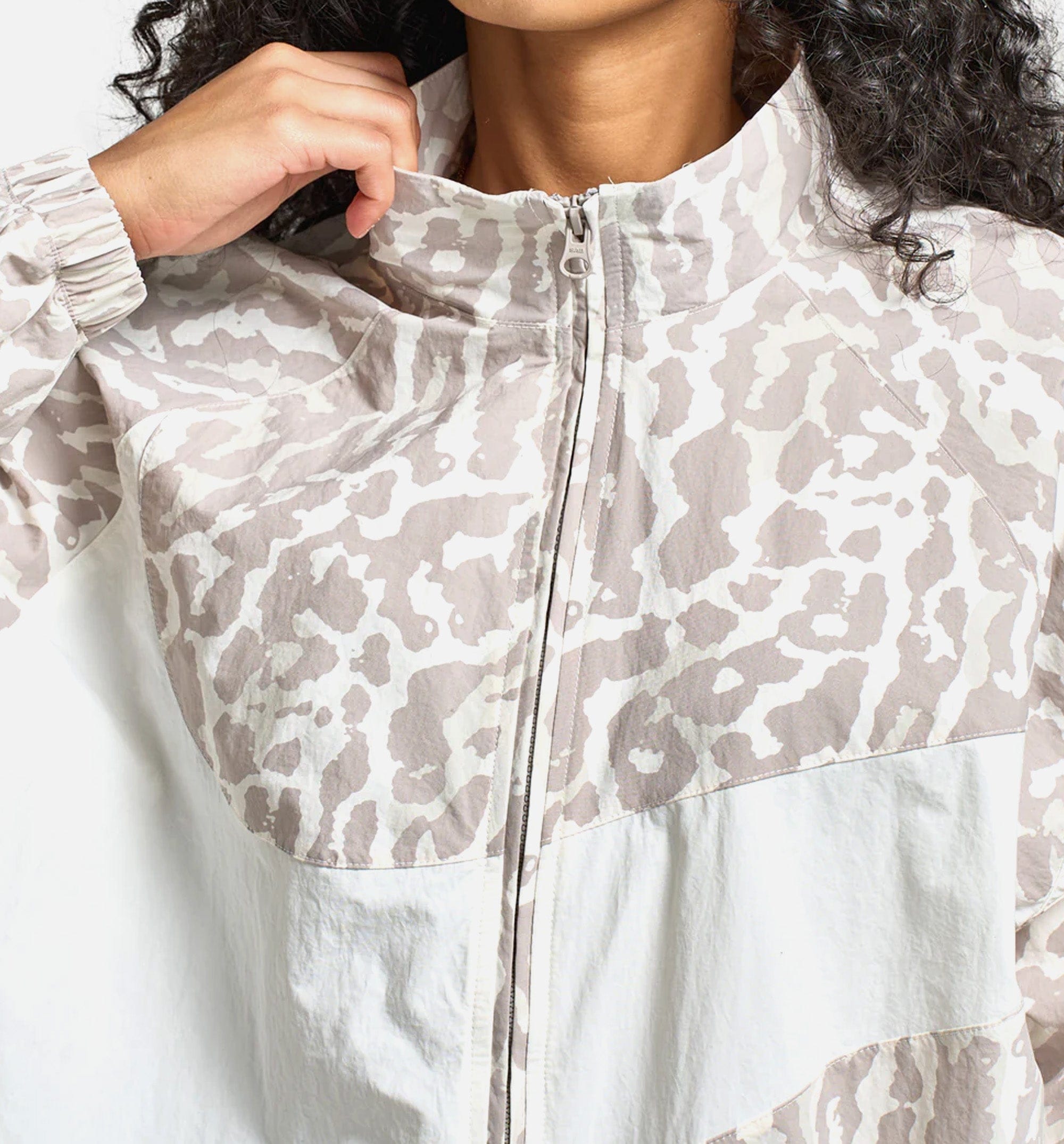 Nike NSW Woven Printed All Over Womens Jacket - College Grey/Sail