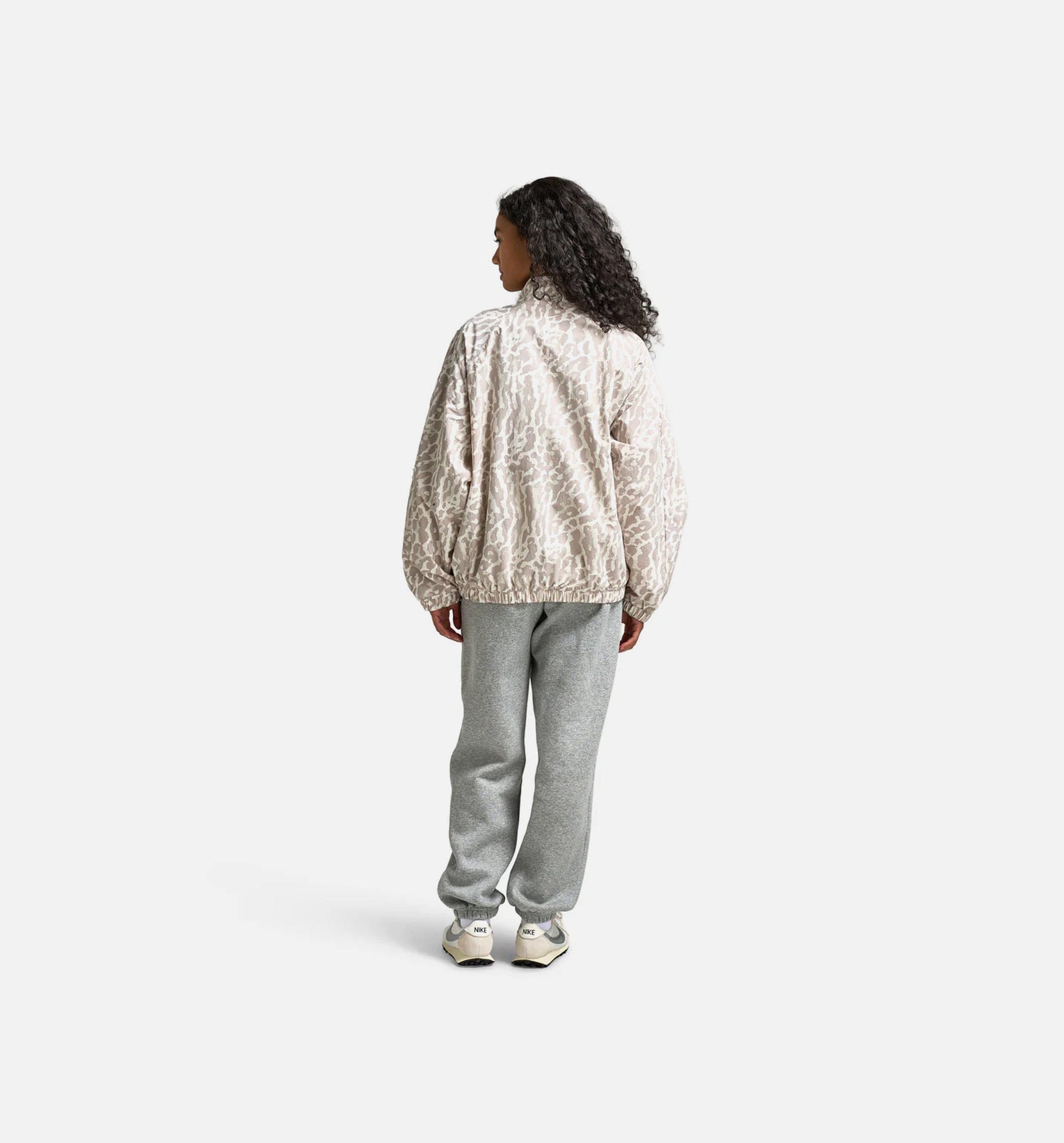 Nike NSW Woven Printed All Over Womens Jacket - College Grey/Sail