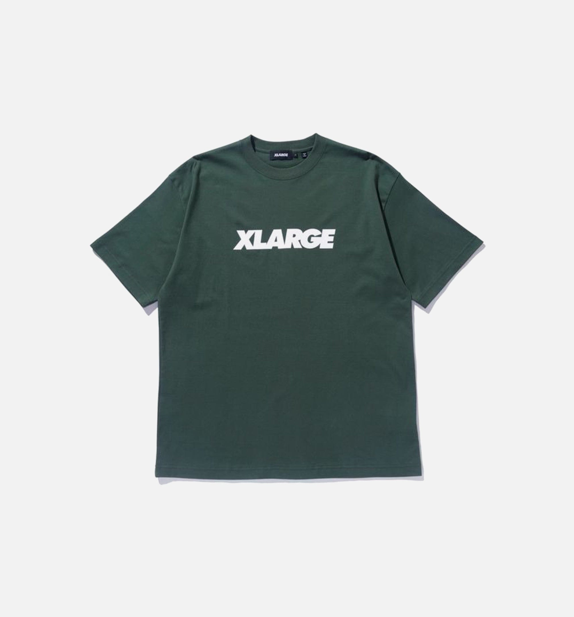 X-LARGE Standard Logo Mens Short Sleeve Shirt - Green