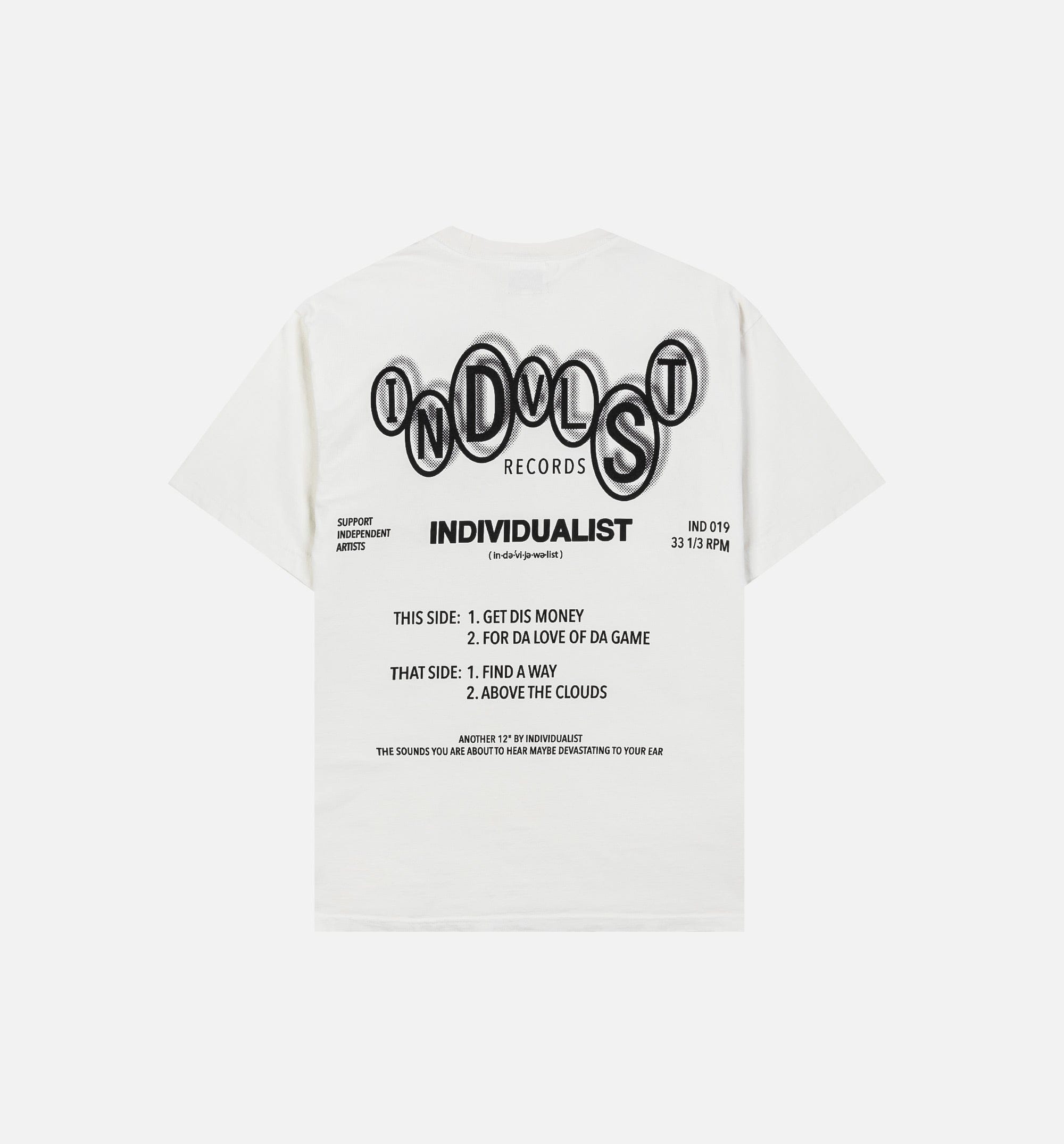 INDIVIDUALIST Rotation Mens Short Sleeve Shirt - White