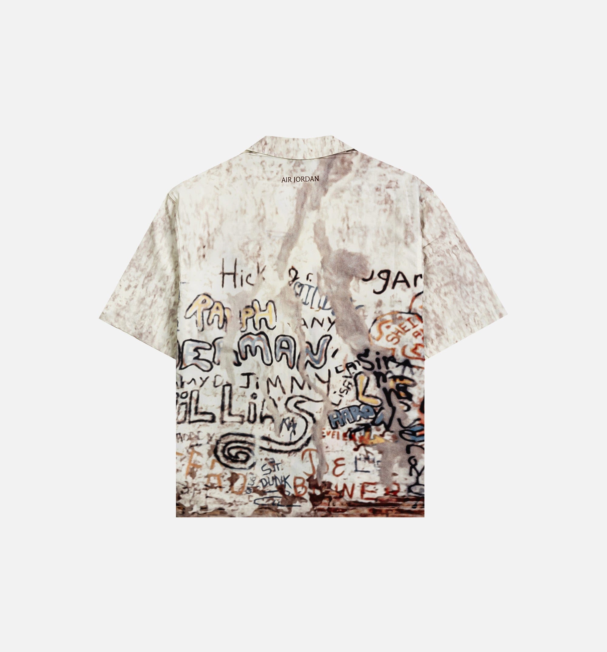 Air Jordan Camp Mens Short Sleeve Shirt - Sail
