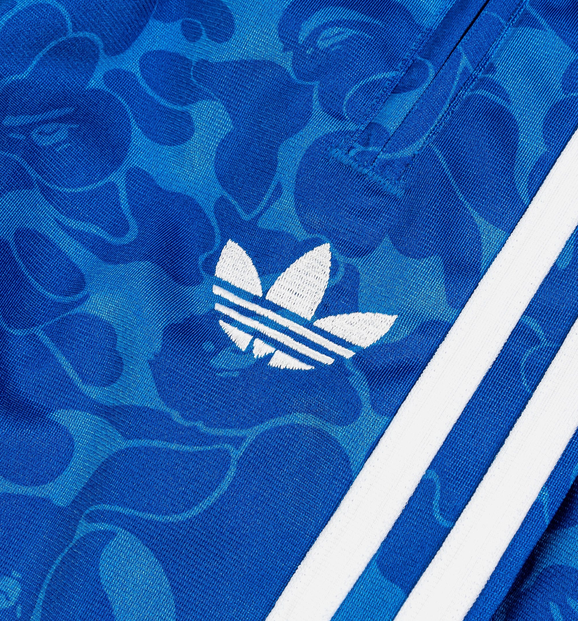 adidas Bape x Adidas All Over Print Track Mens Pant - Blue