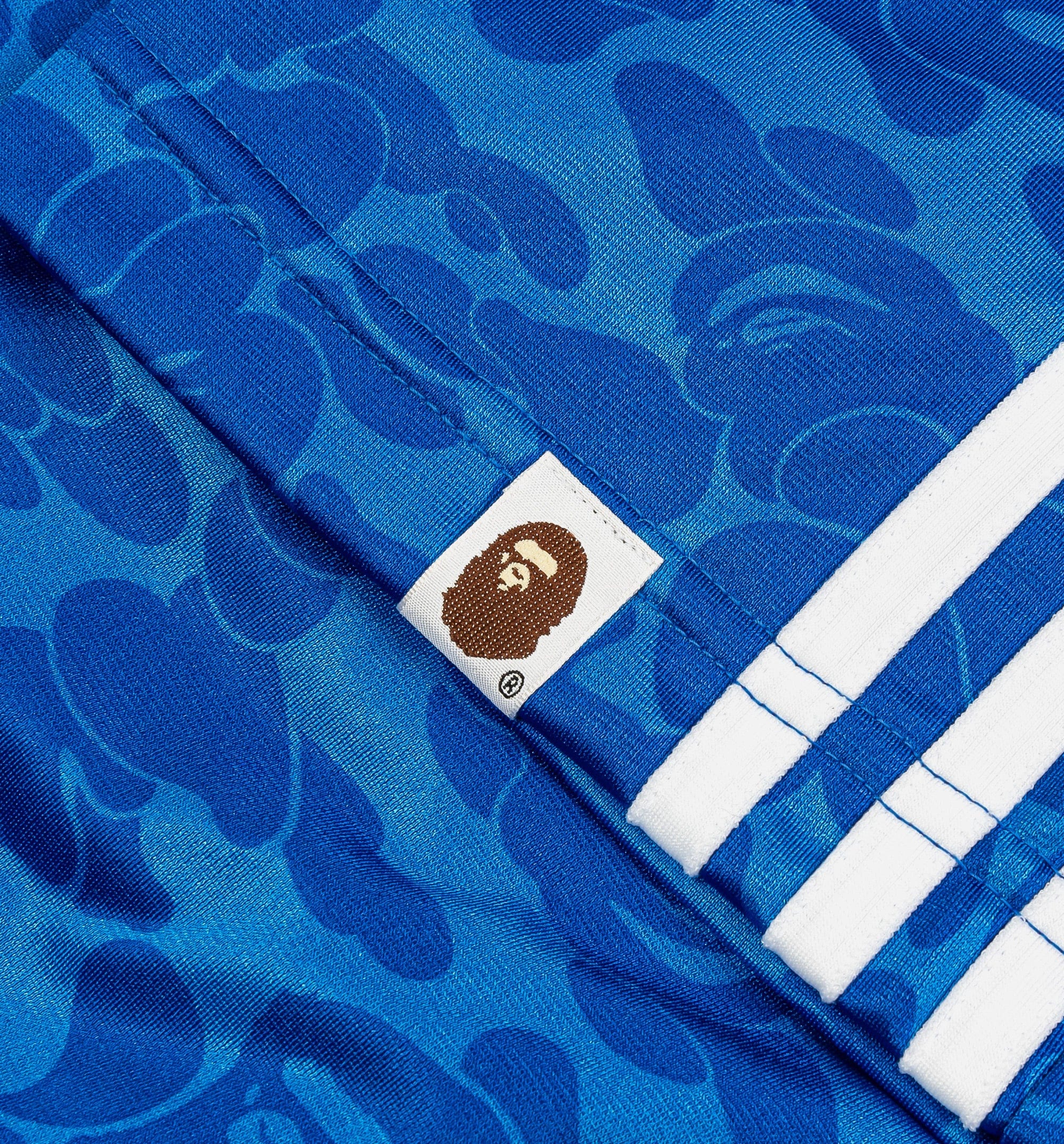 adidas Bape x Adidas All Over Print Track Mens Pant - Blue