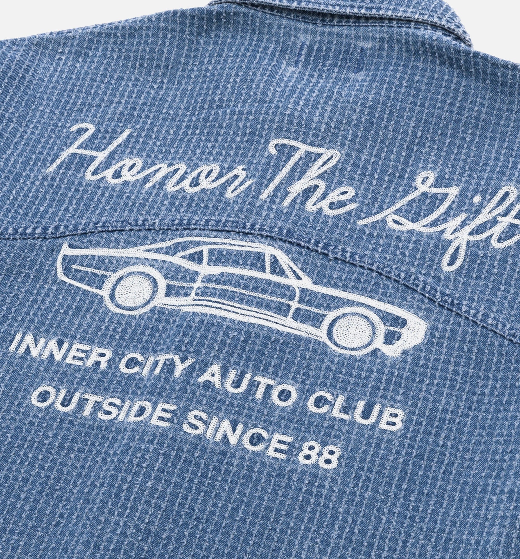 HONOR Spring Inc Cover Mens Long Sleeve Shirt - Indigo