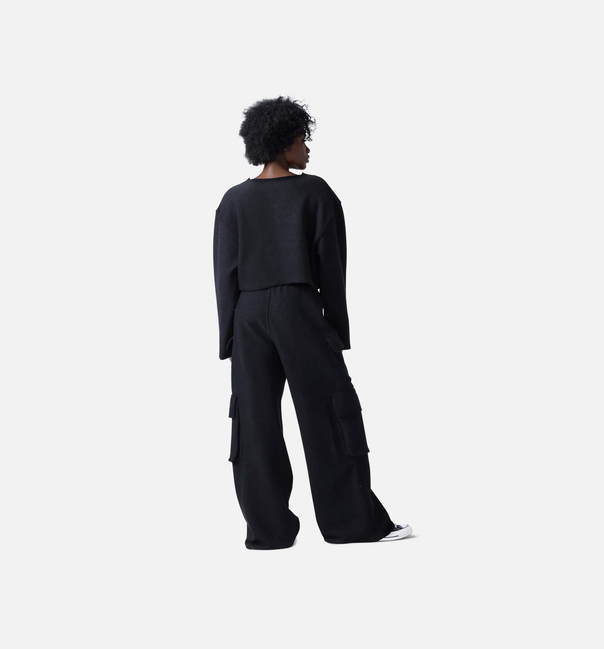 HONOR Summer Cargo Womens Sweatpants - Black