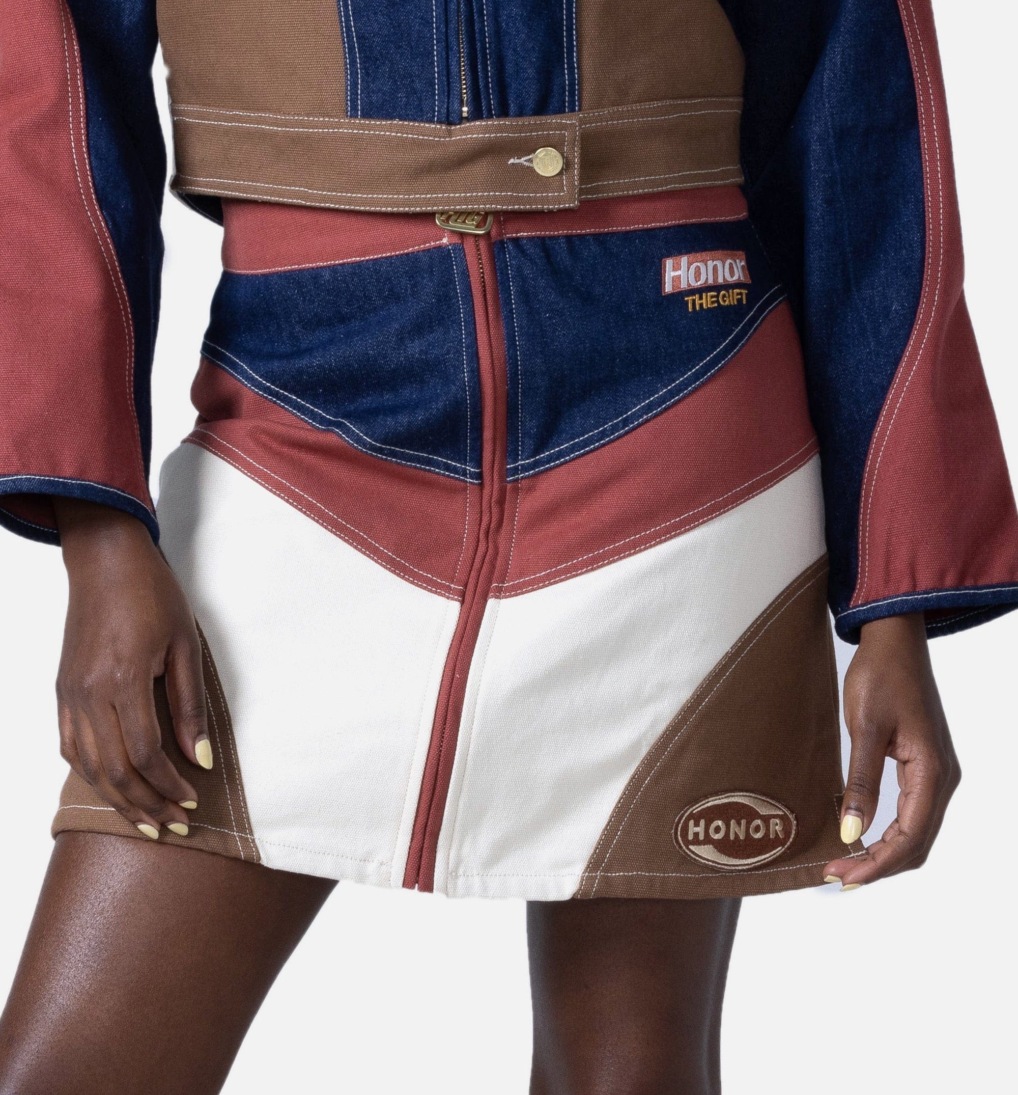 HONOR Summer Motor Womens Skirt - Red