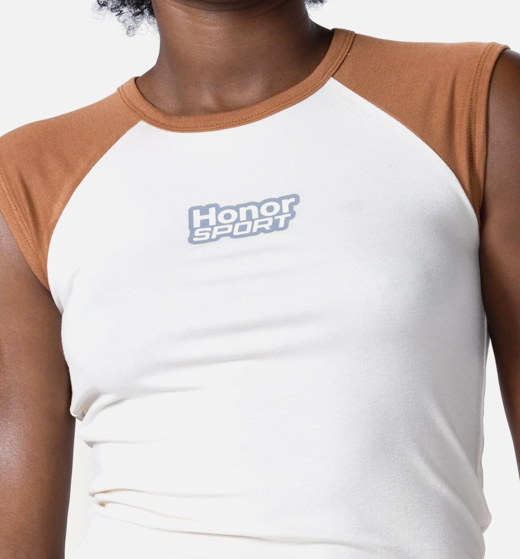 HONOR Summer Sports Womens Short Sleeve Shirt - Brown