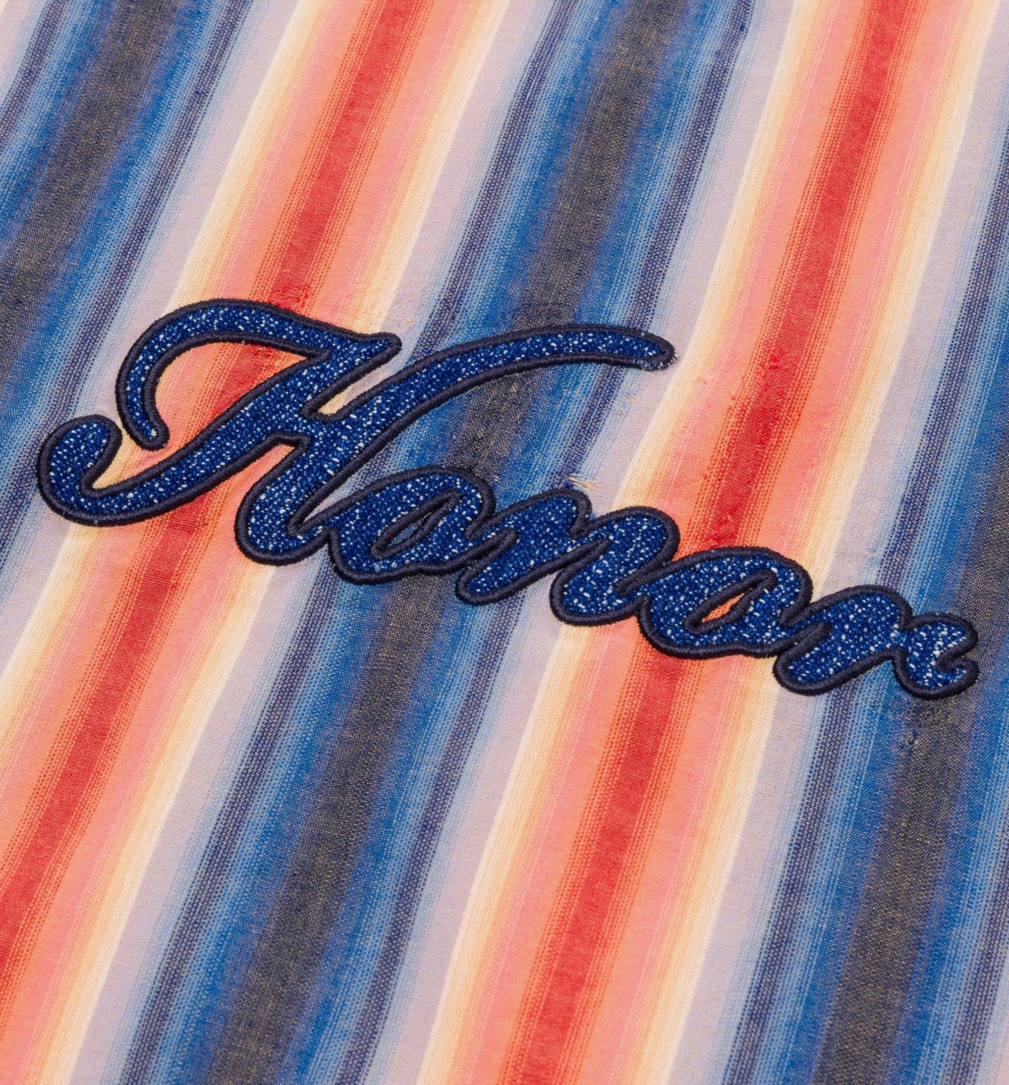 HONOR Auto Shop Camp Mens Short Sleeve Shirt - Multi/Orange