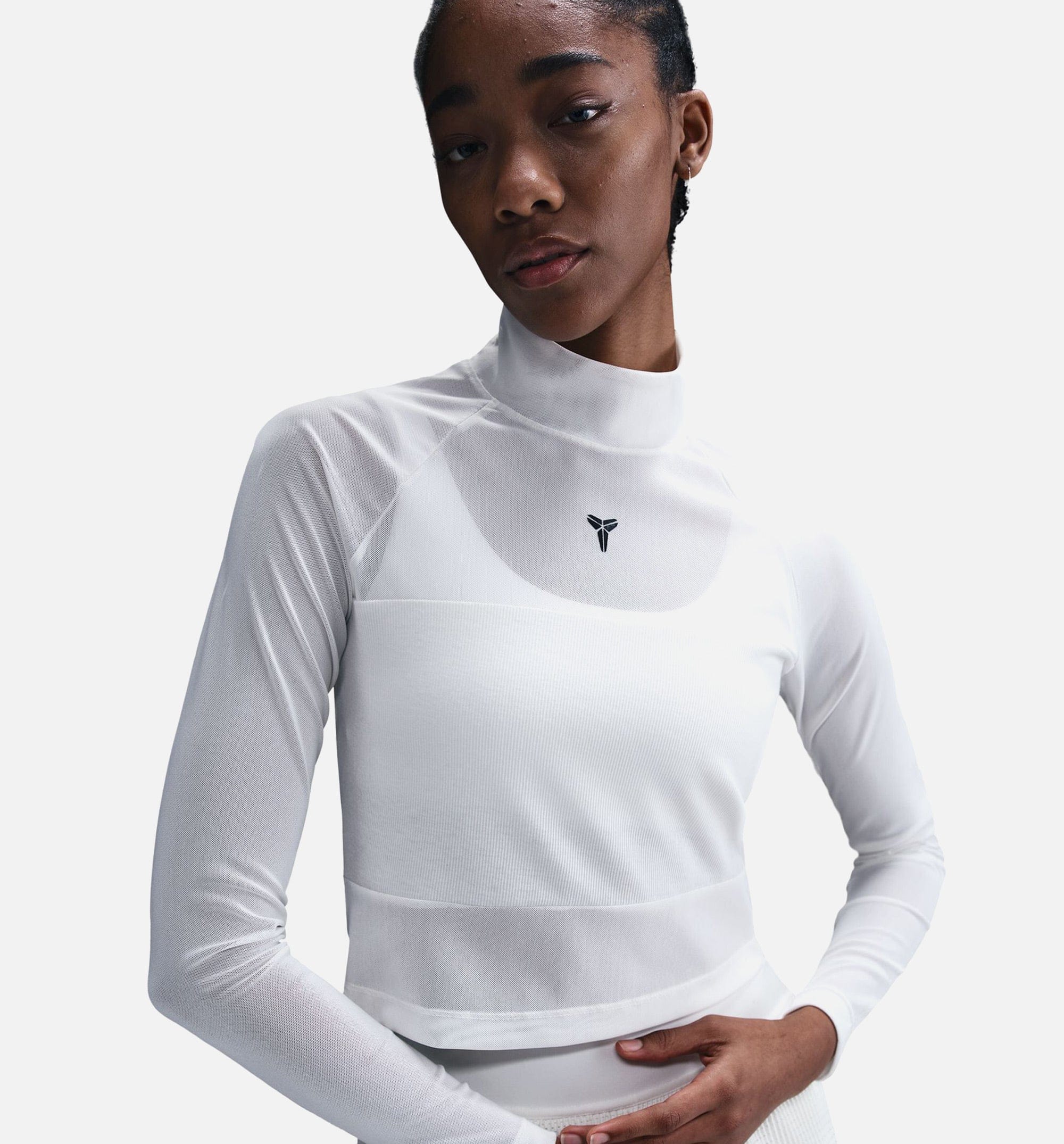 Nike Kobe Cropped Womens Long Sleeve Shirt - Sail
