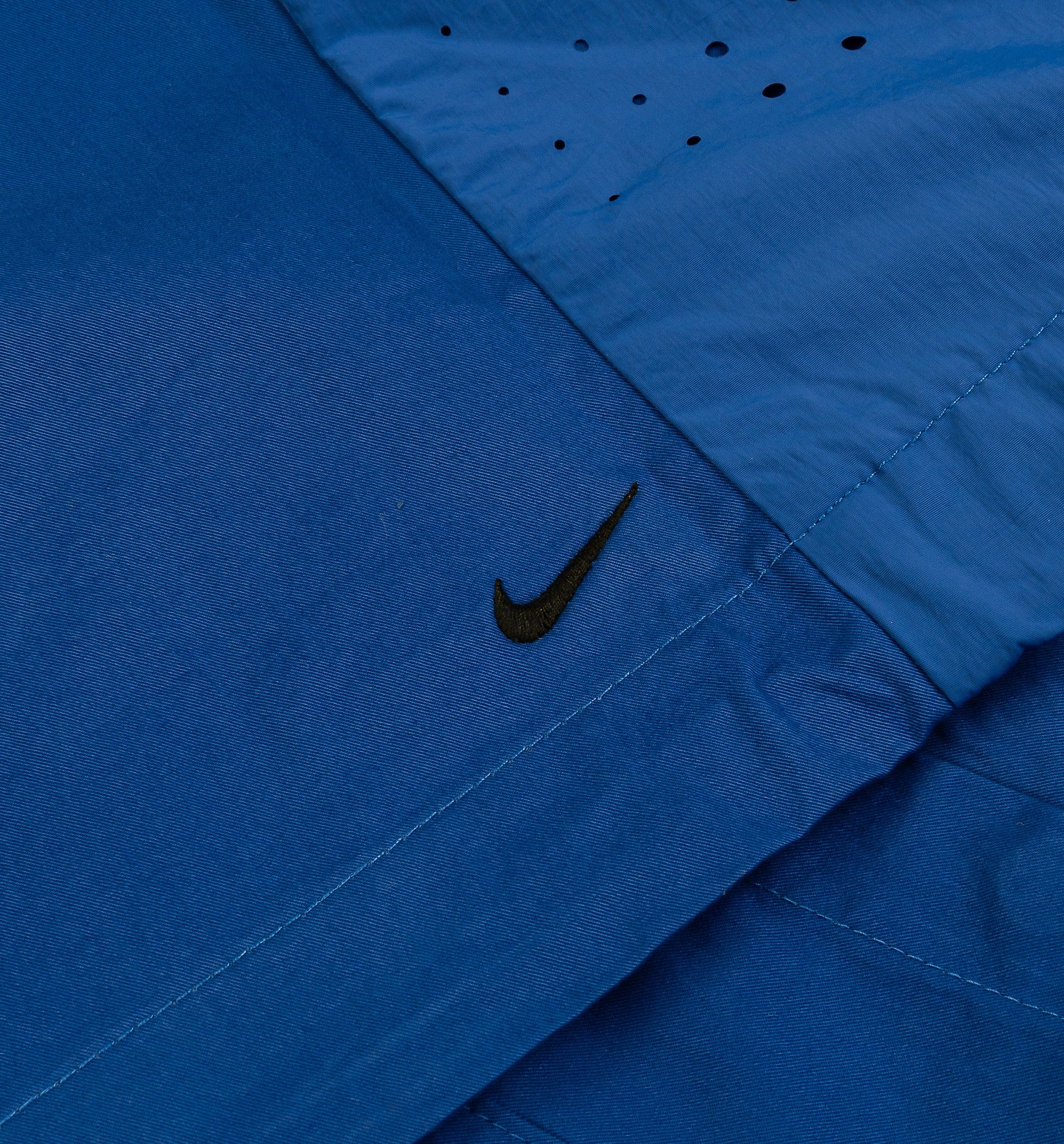Nike NSW Tech Button Down Top Mens Long Sleeve Shirt - Blue/Black