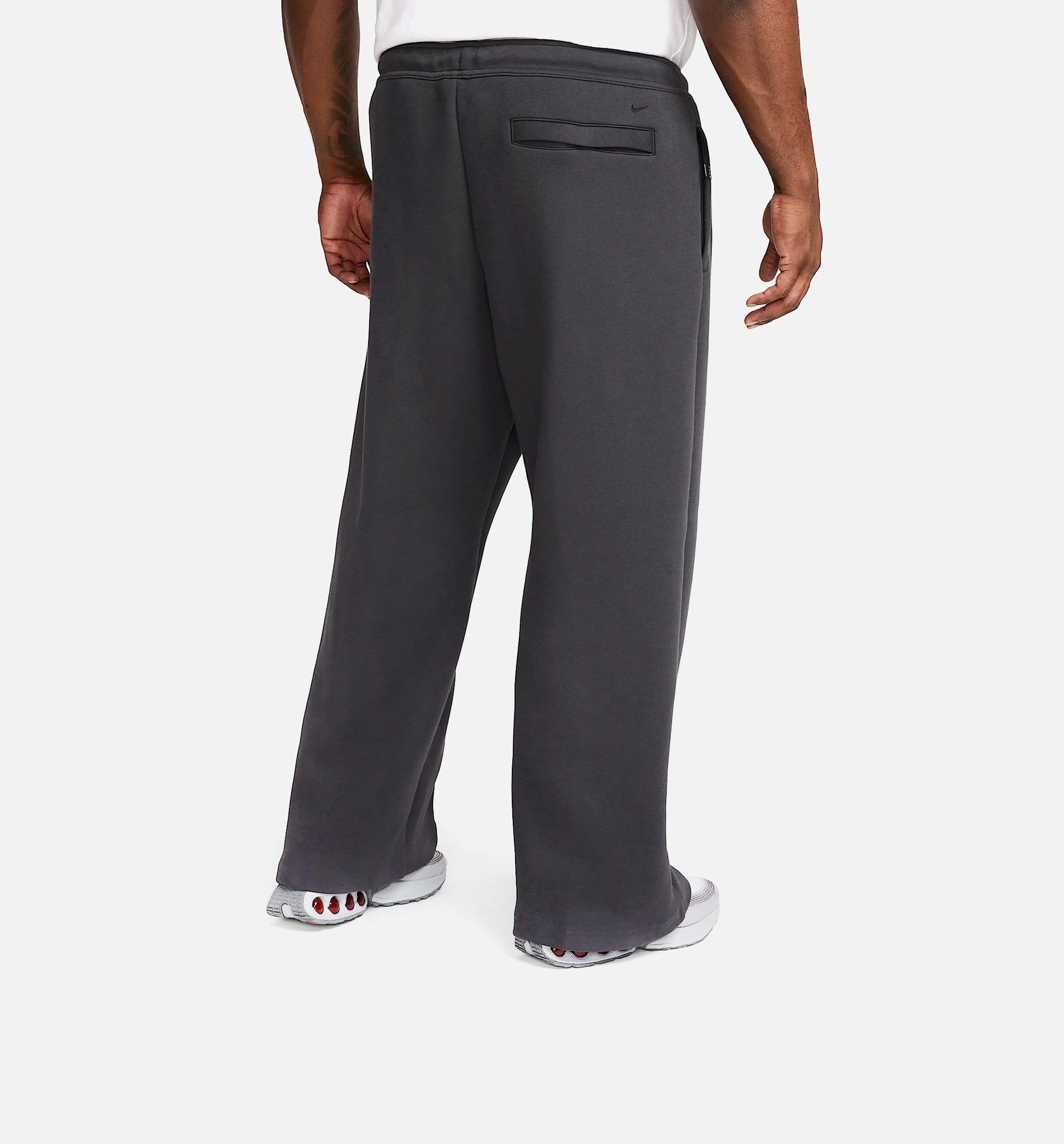 Nike Tech Fleece Wide Leg Mens Pant - Black/Black