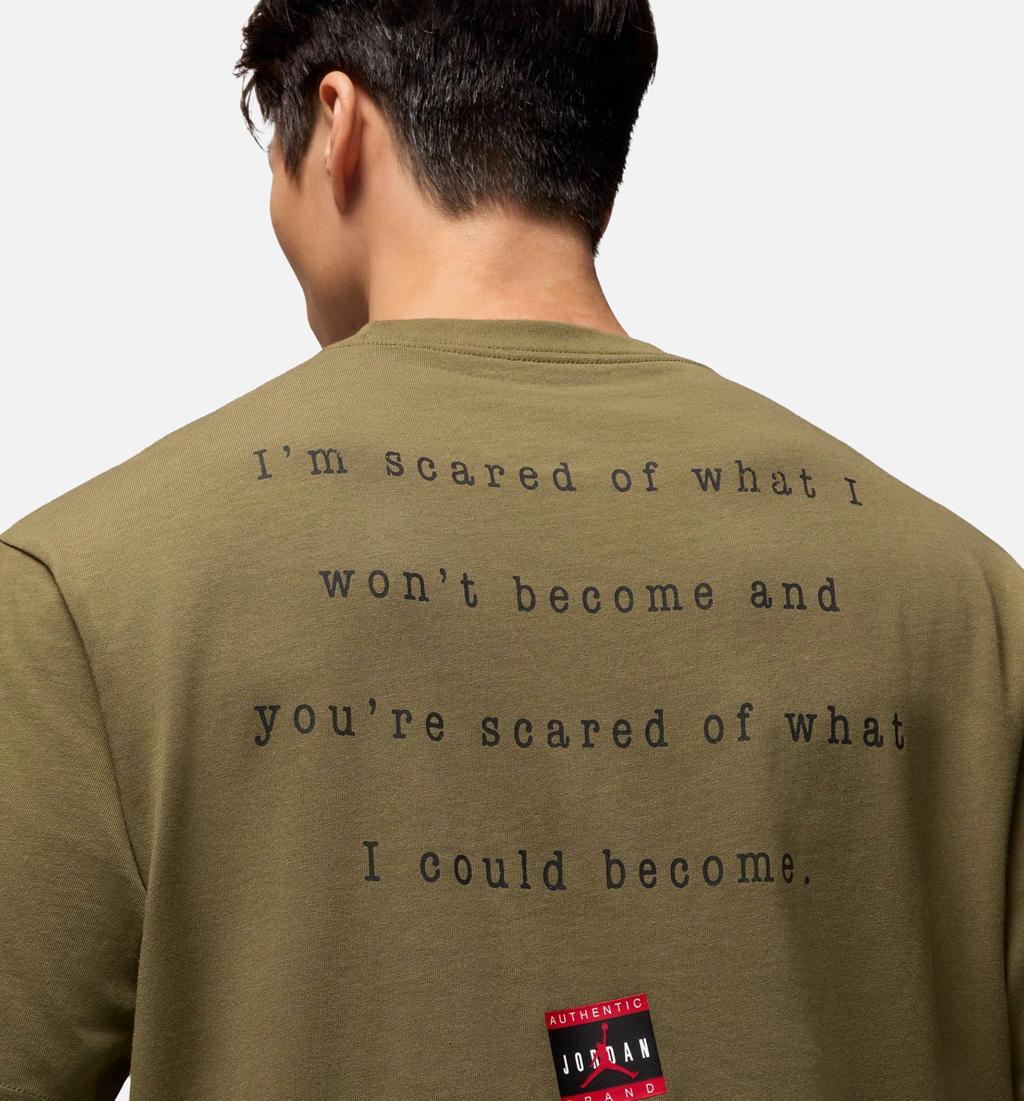 Air Jordan Statement 1985 Mens Short Sleeve Shirt - Olive