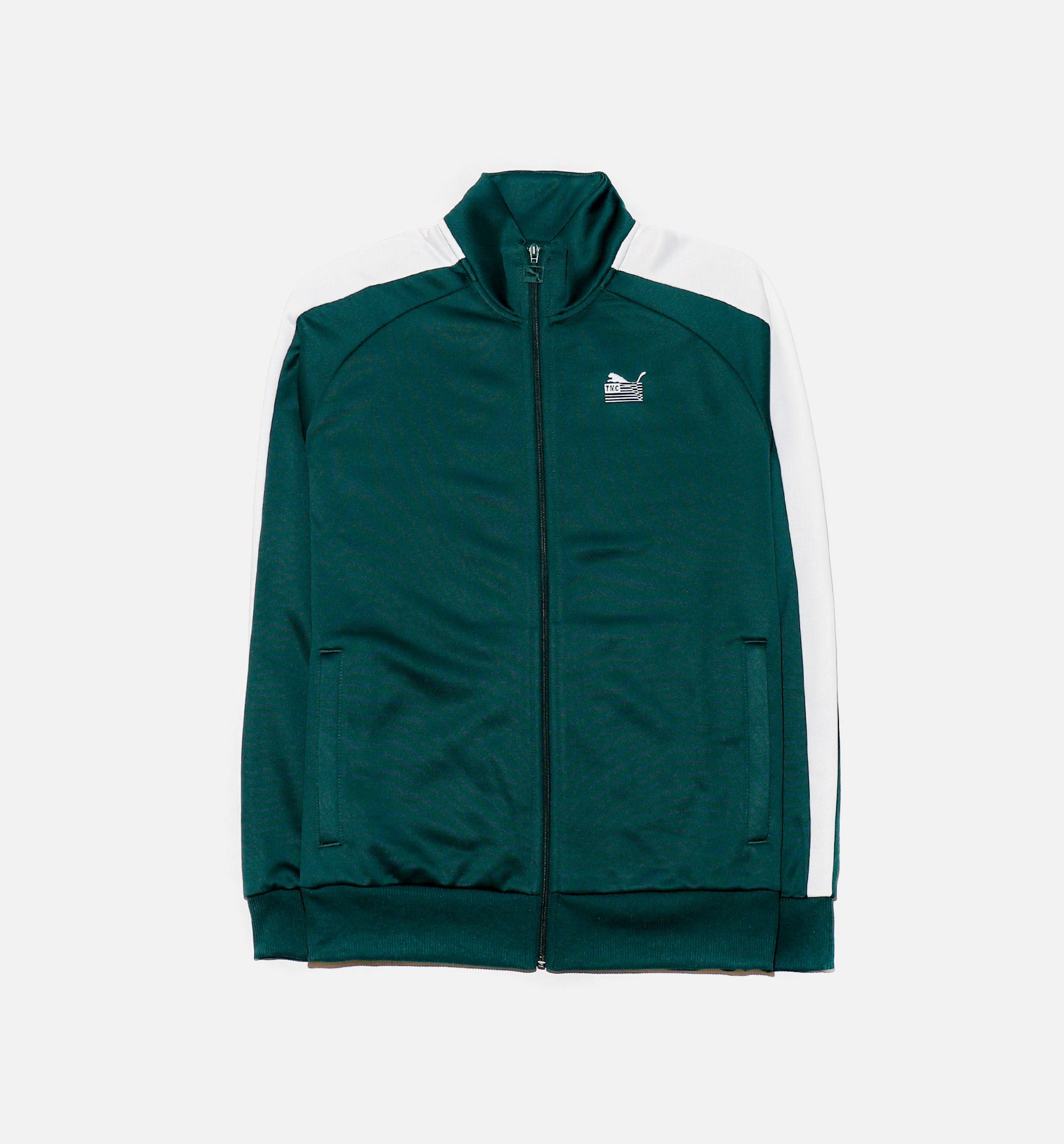 Puma TMC On The Run T7 Track Mens Jacket - Green