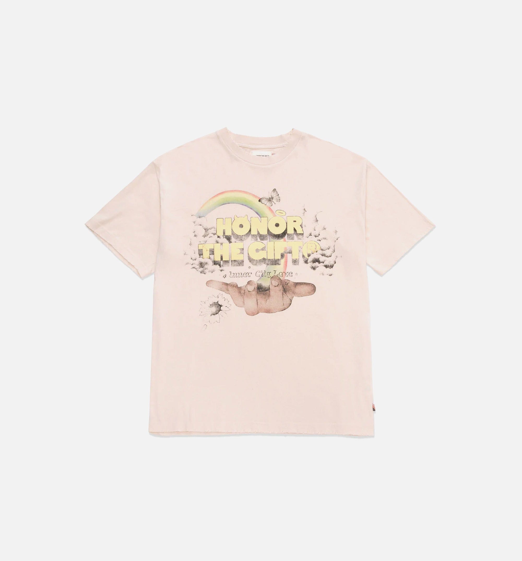 HONOR Palms Tee Mens T-Shirt - Cream
