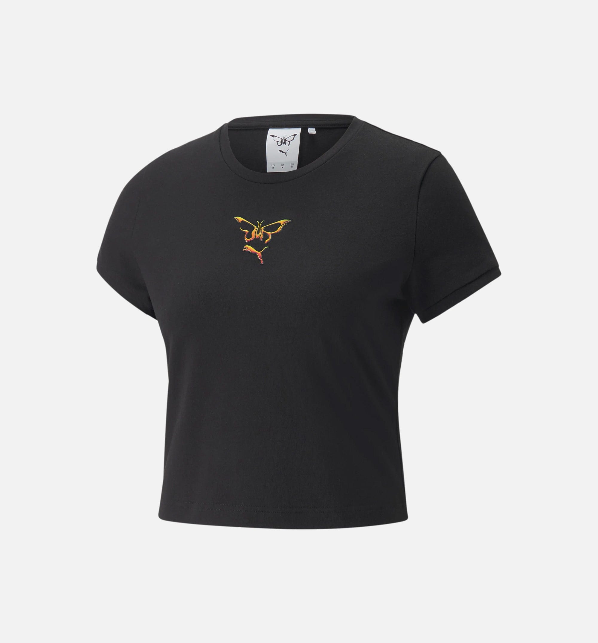 Puma Dua Lipa Slim Tee Womens T-Shirt - Black