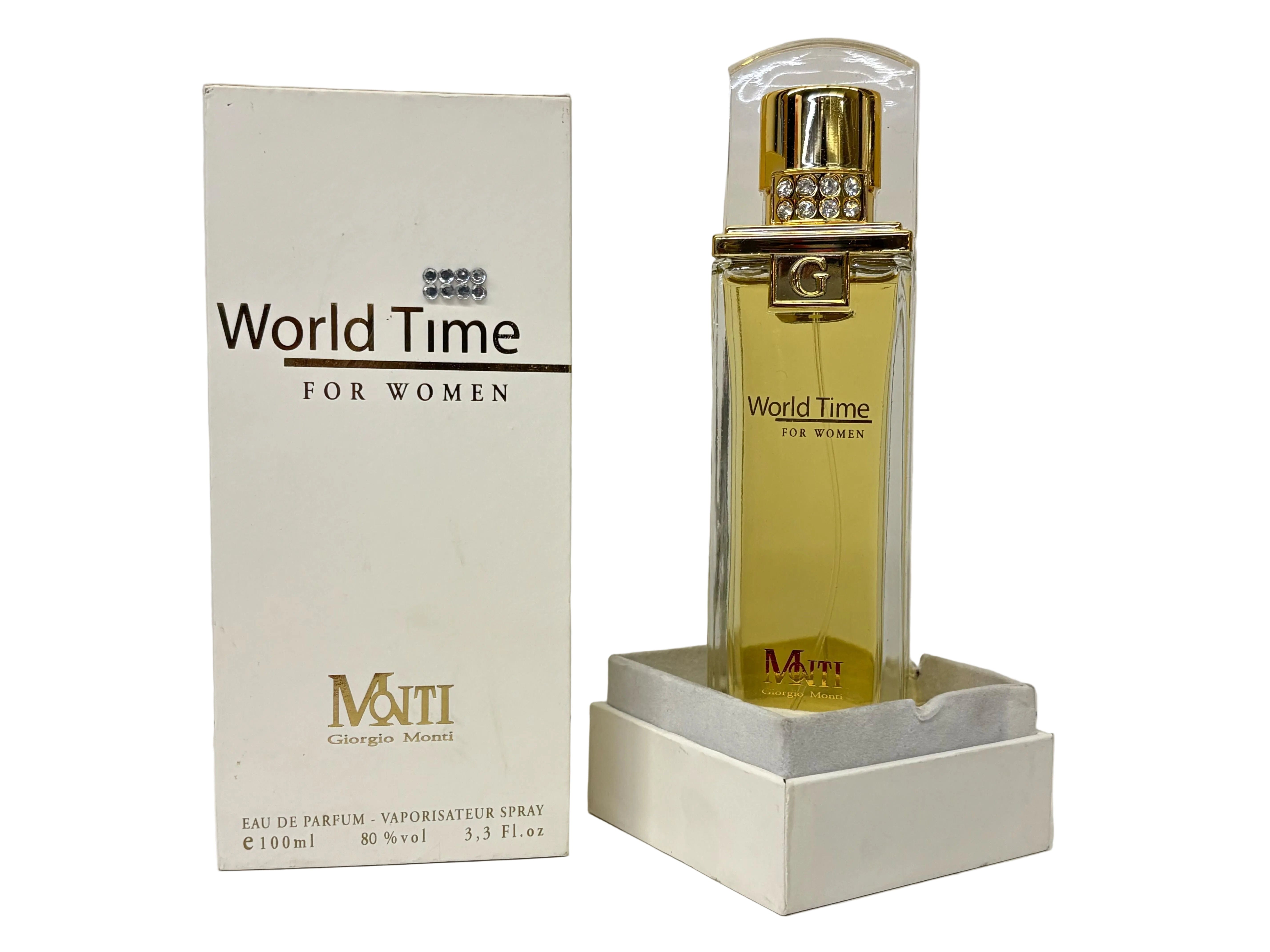 Luxury Perfumes Inc. World Time for Women by Giorgio Monti.