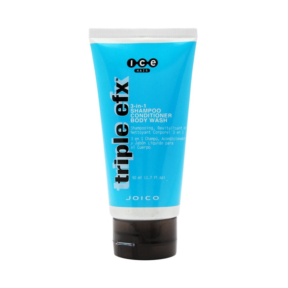 Joico ICE Triple EFX 3-in-1 Shampoo Conditioner Body Wash 1.7 oz