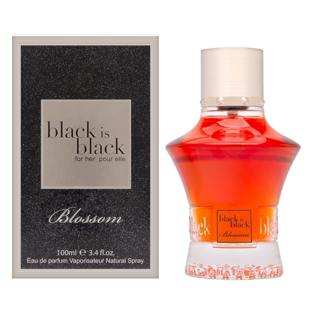 NuParfums Black is Black Blossom by Nuparfums for Women 3.4 oz Eau de Parfum Spray