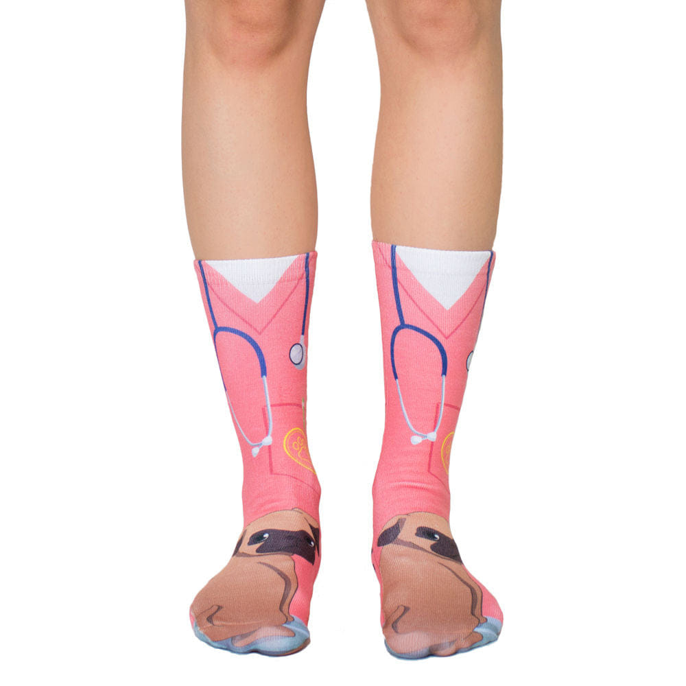 Living Royal Vet Crew Socks Model No. 7217C - 1 Pair