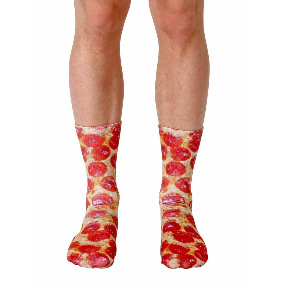Living Royal Pizza Crew Socks Model No. 4113C - 1 Pair