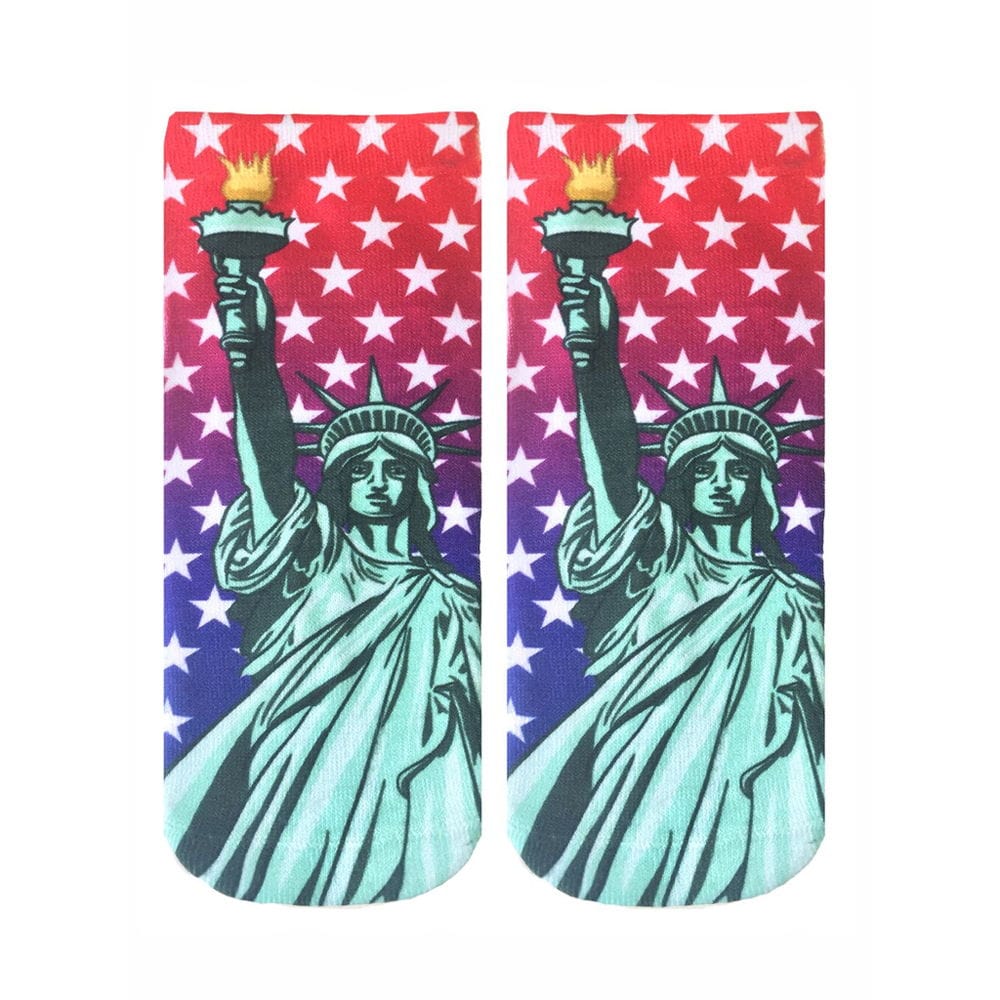 Living Royal Statue Of Liberty Ankle Socks Model No. E20A - 1 Pair