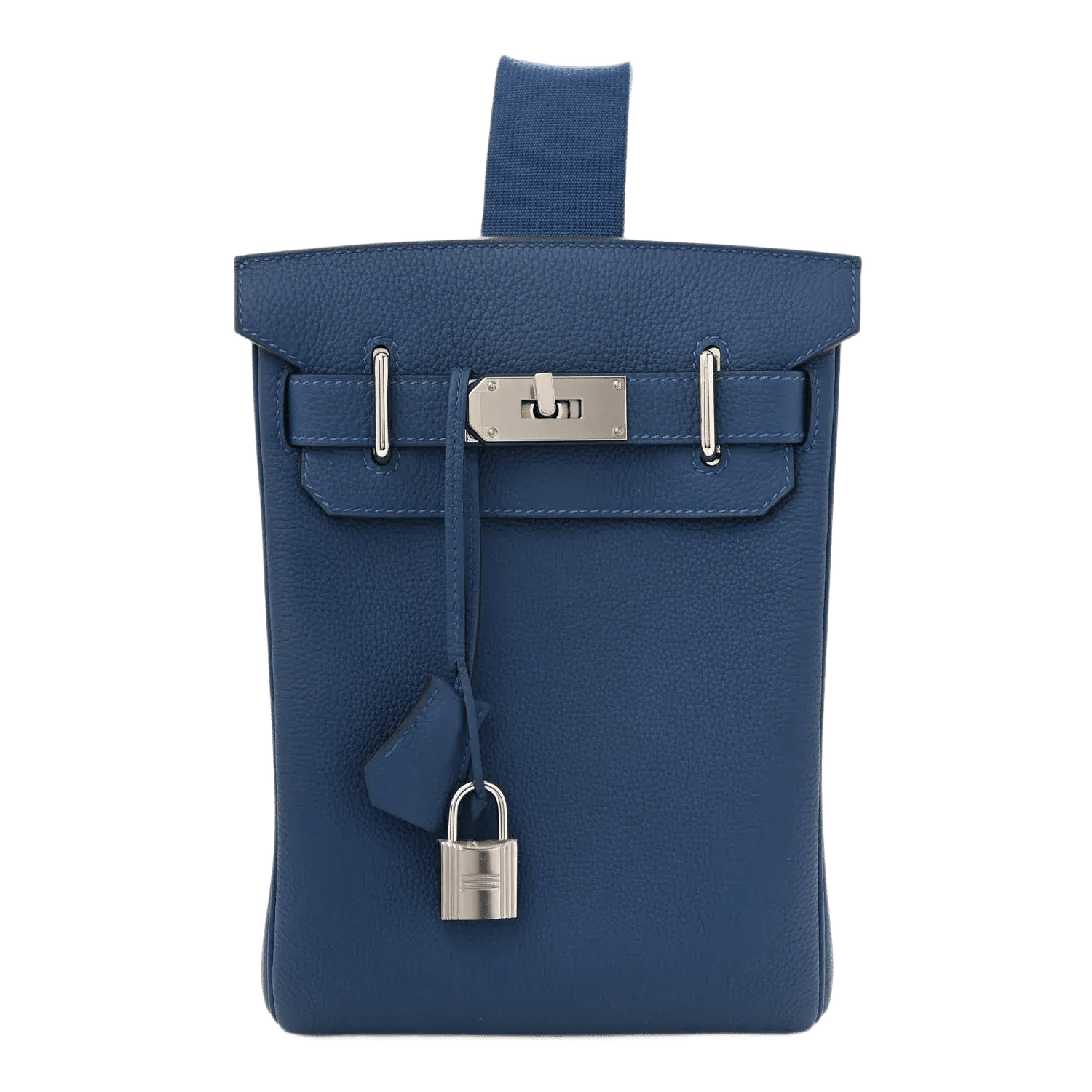 Hermes Togo Hac A Dos PM Calfskin Backpack Blue